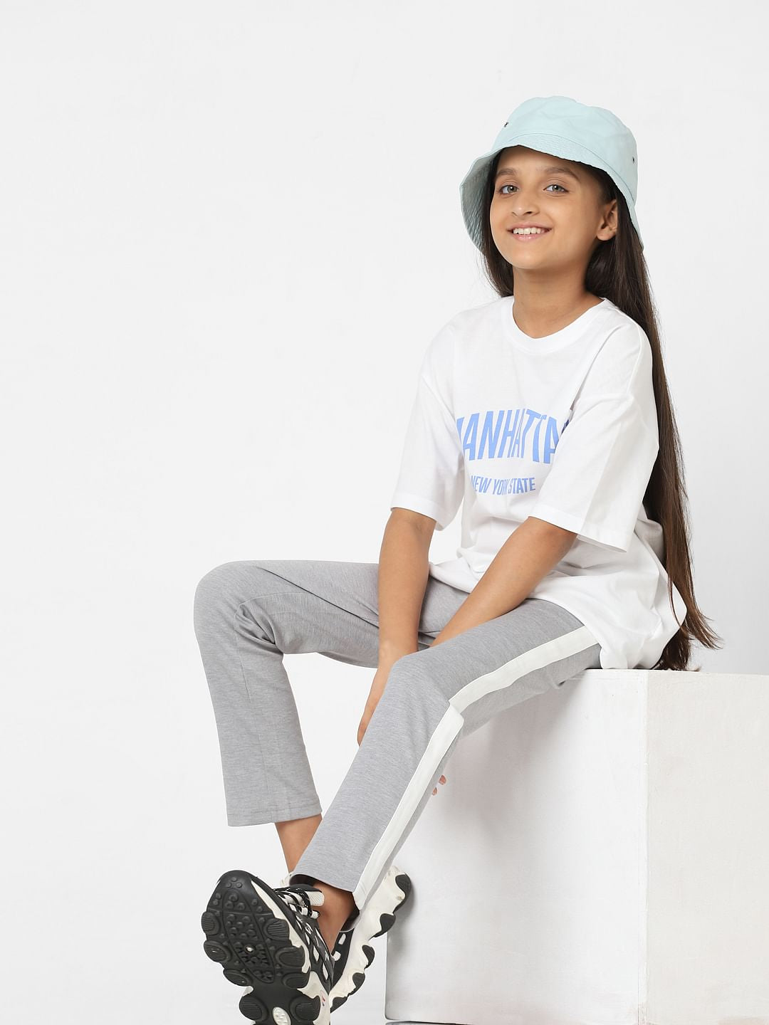 Purple Side Panel Leggings