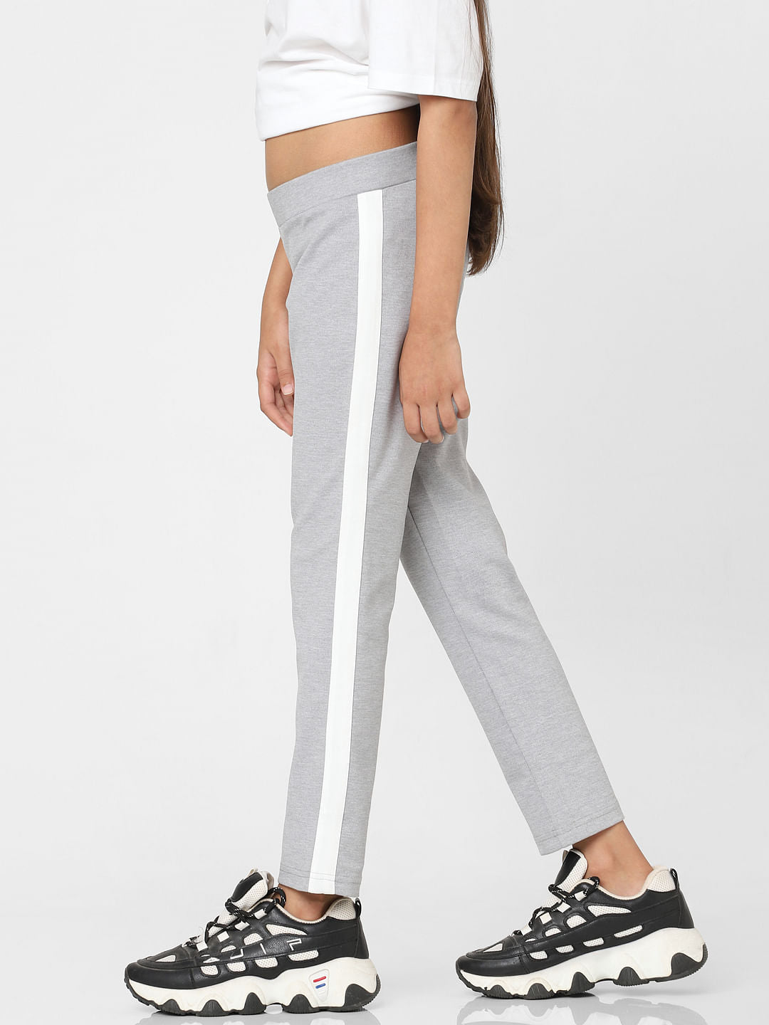 Purple Side Panel Leggings