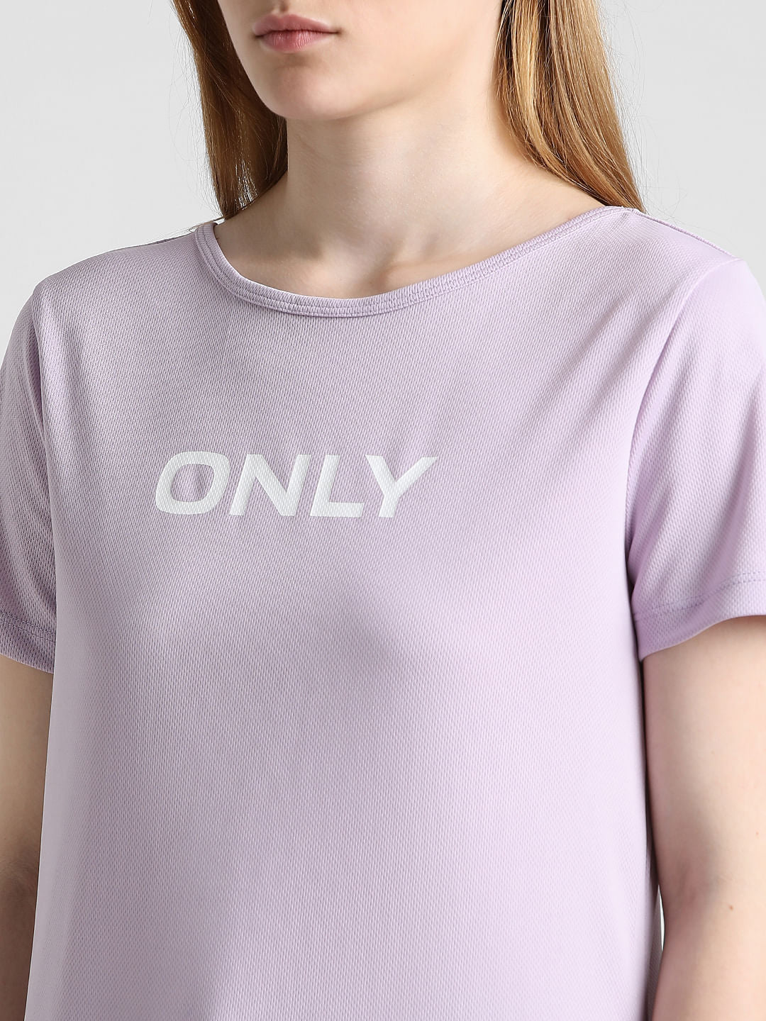 Lavender Back Detail T-Shirt