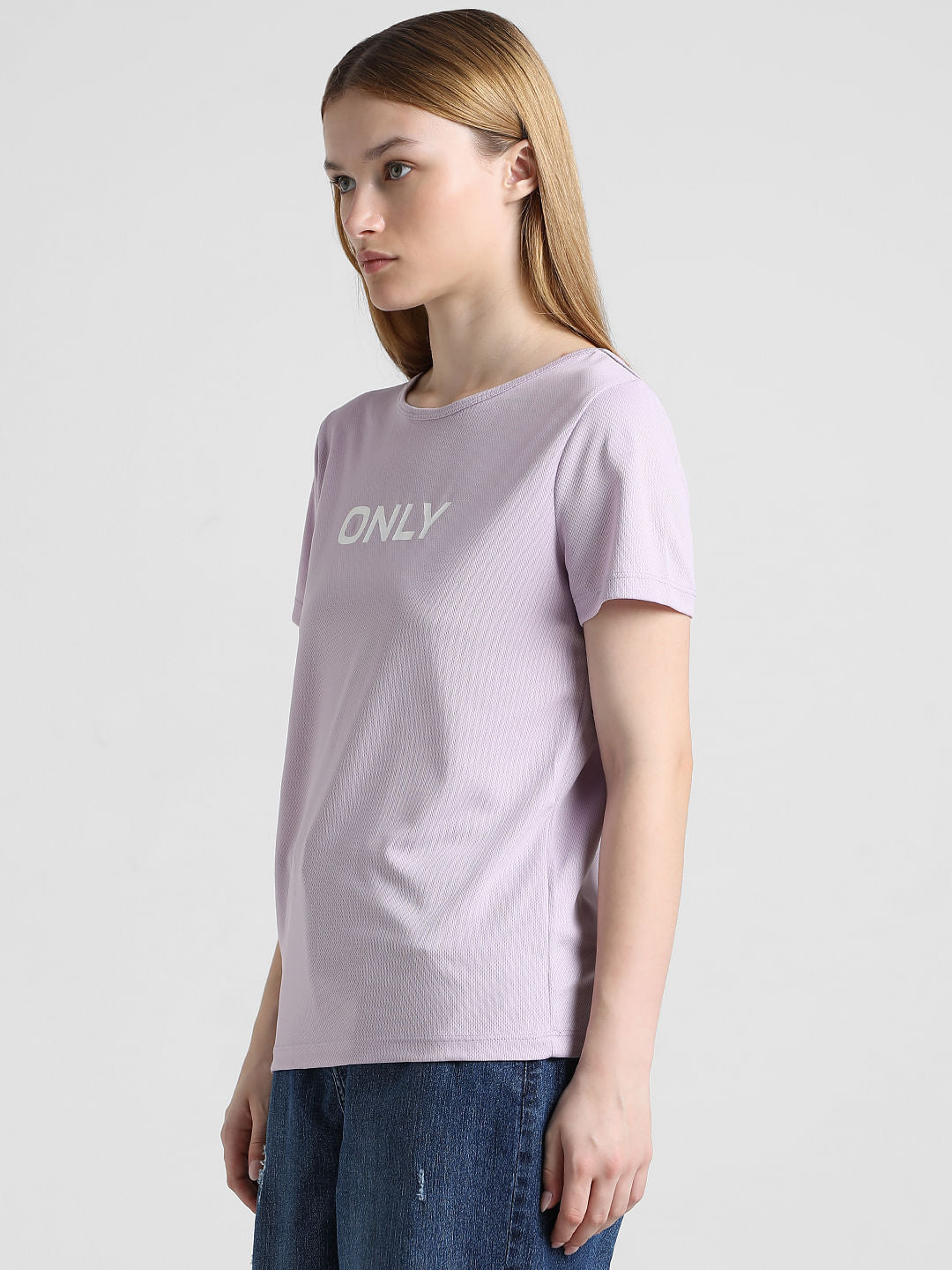 Lavender Back Detail T-Shirt