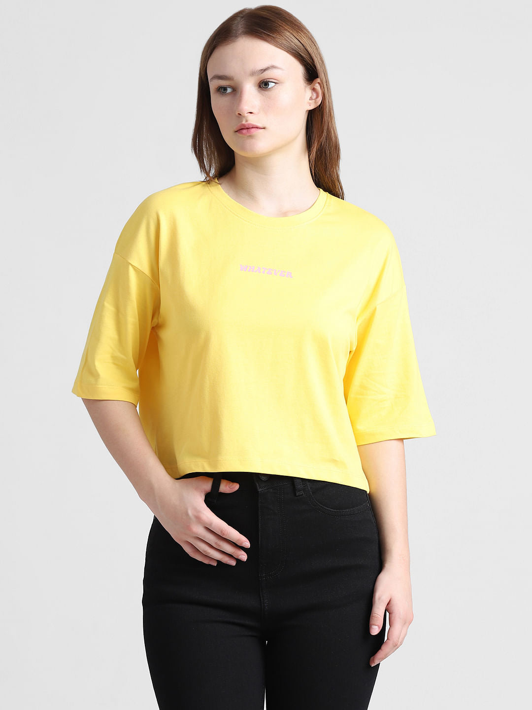 Yellow Boxy Fit T-Shirt