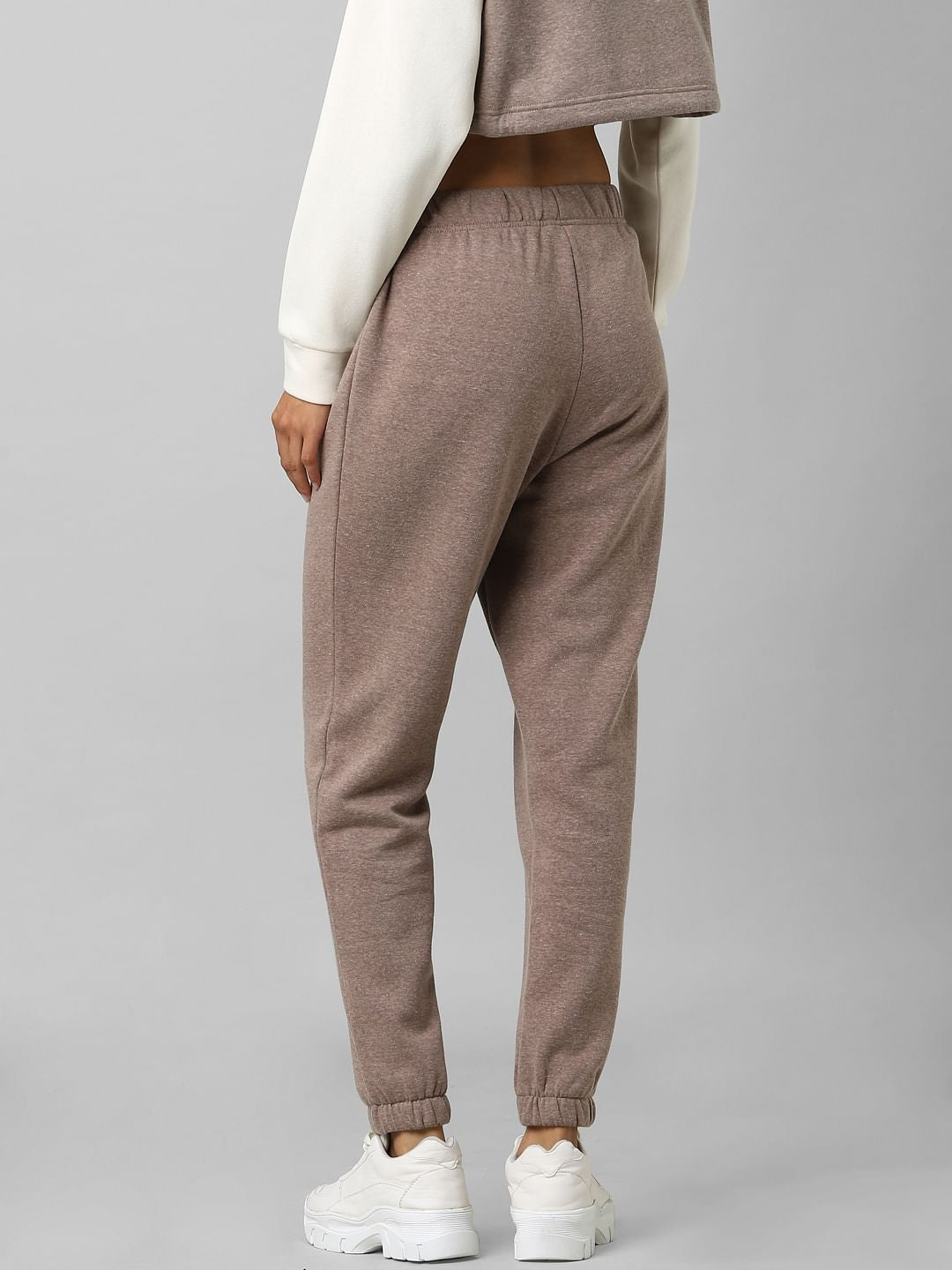 Brown Mid Rise Co-Ord Sweatpants
