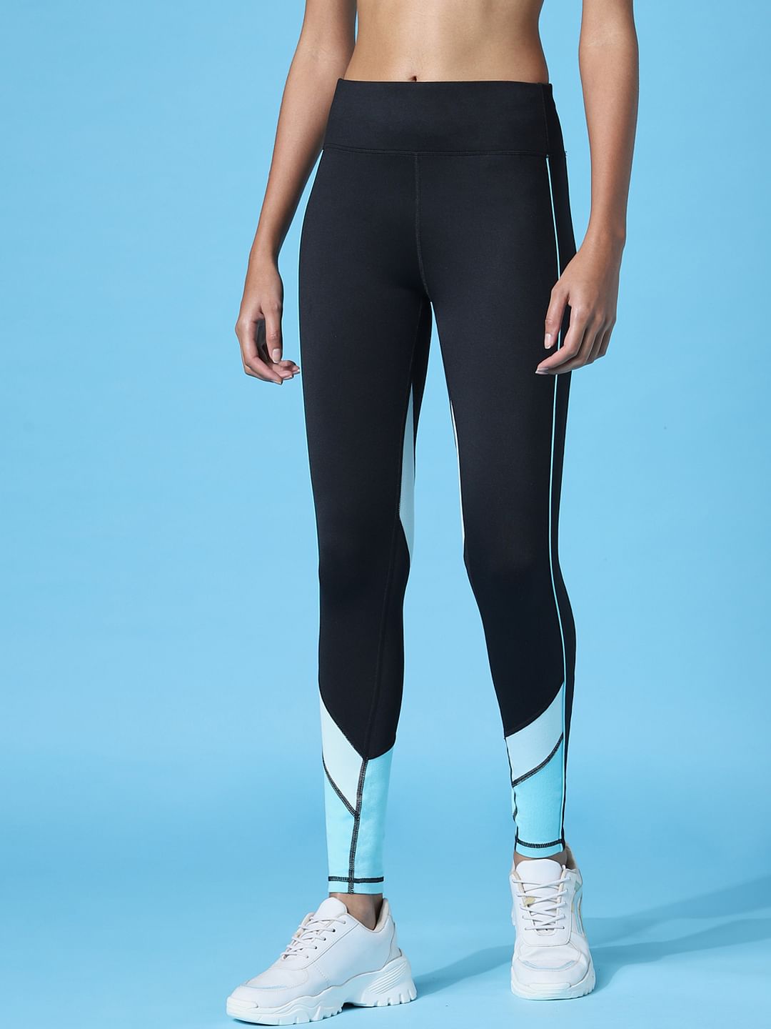 Play Black High Rise Co-Ord Training Tights