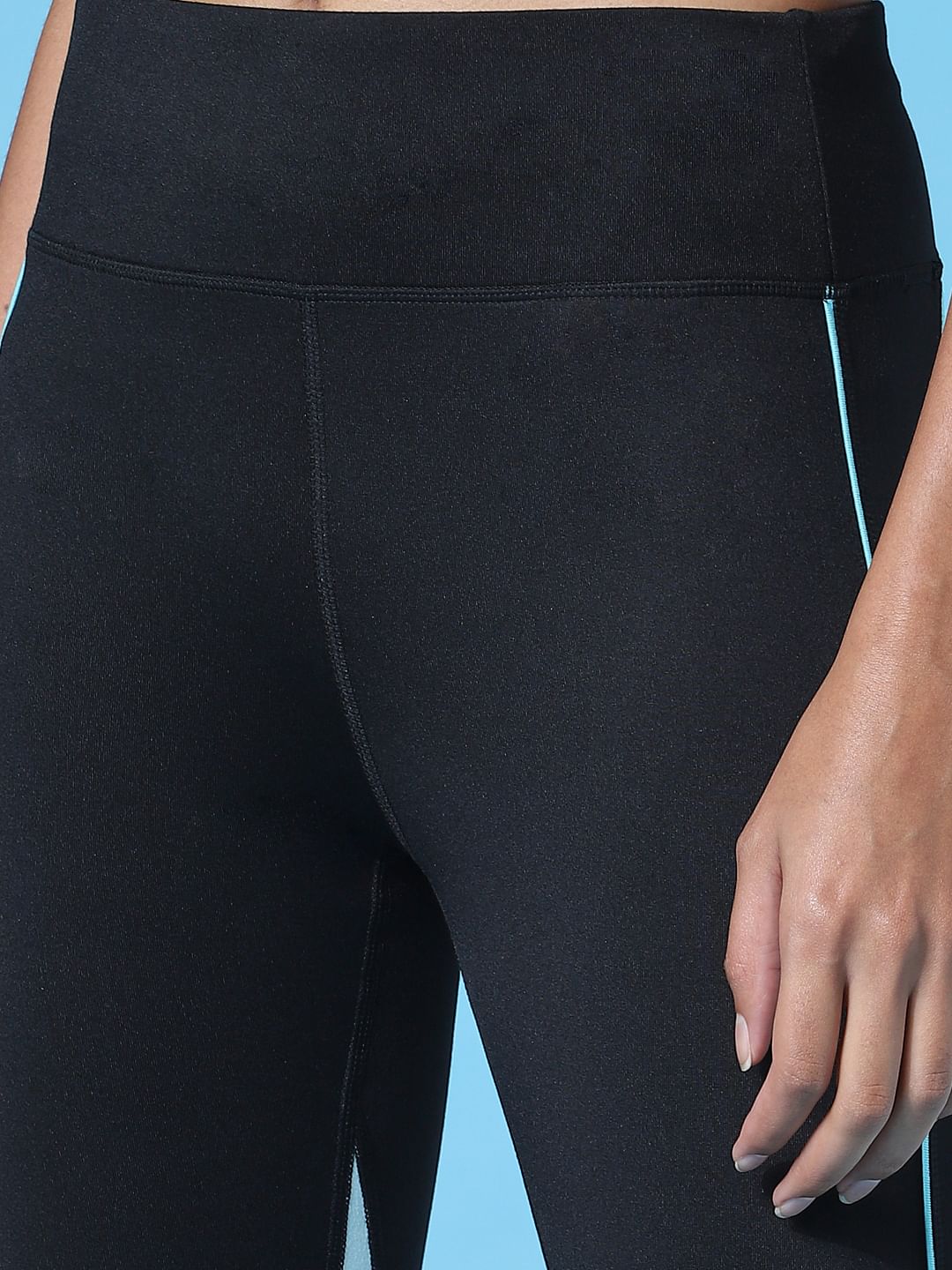 Play Black High Rise Co-Ord Training Tights