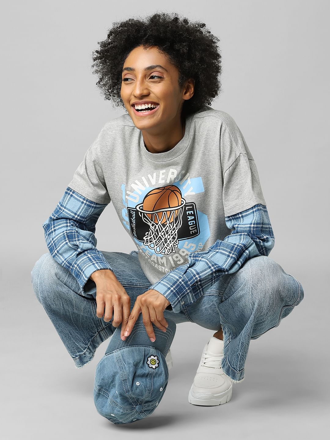 Grey Varsity Sweatshirt