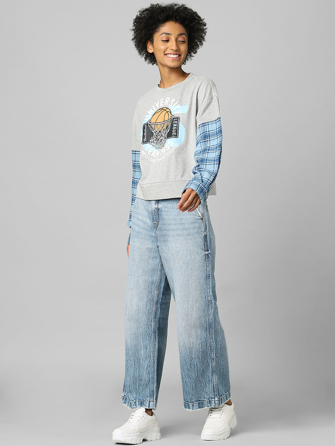 Grey Varsity Sweatshirt