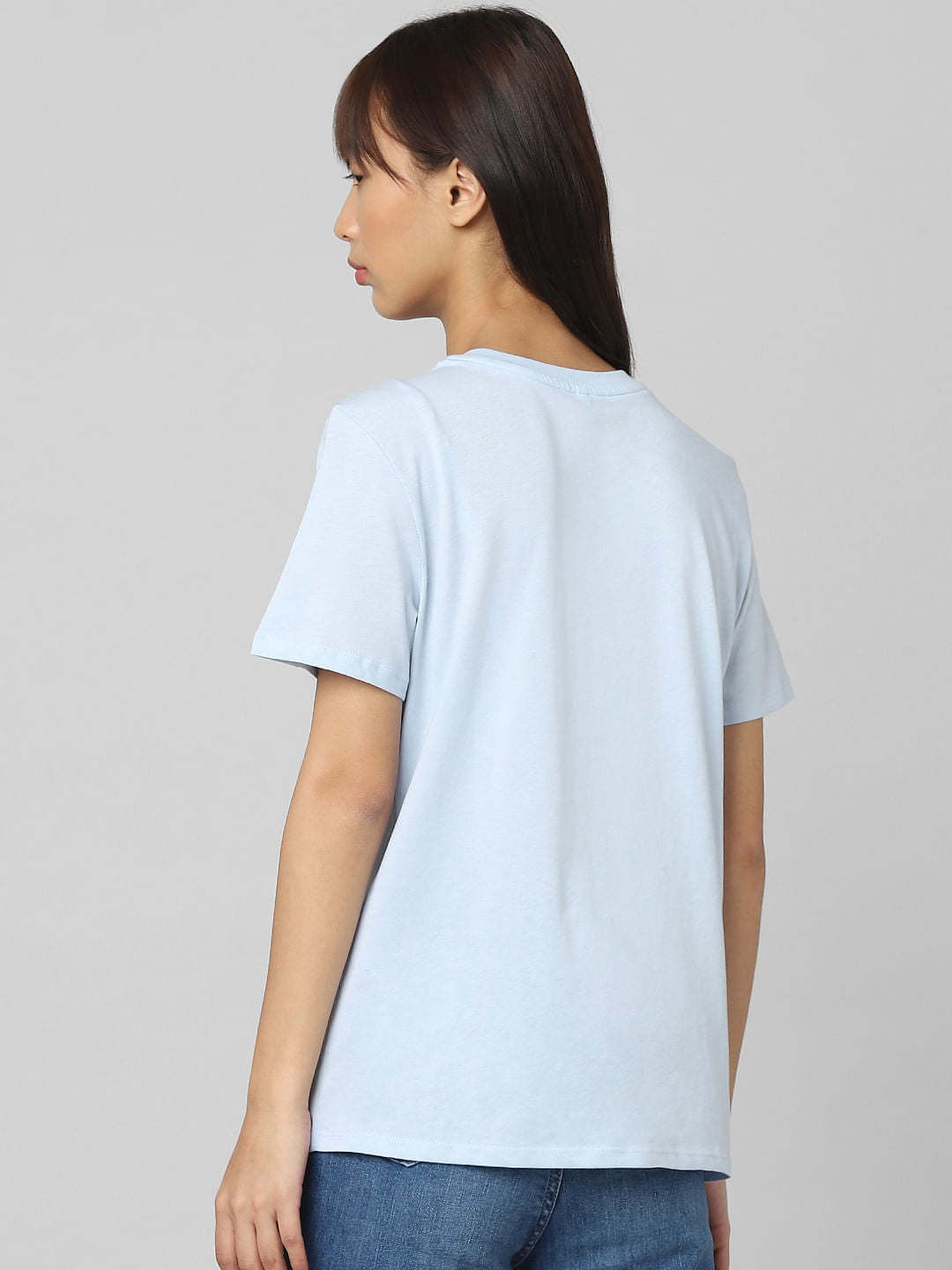 Blue Graphic Print T-Shirt