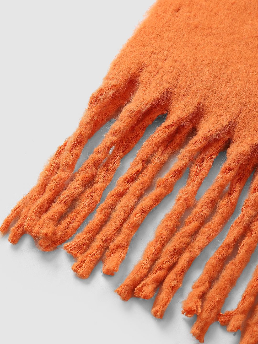 Orange Brushed Scarf