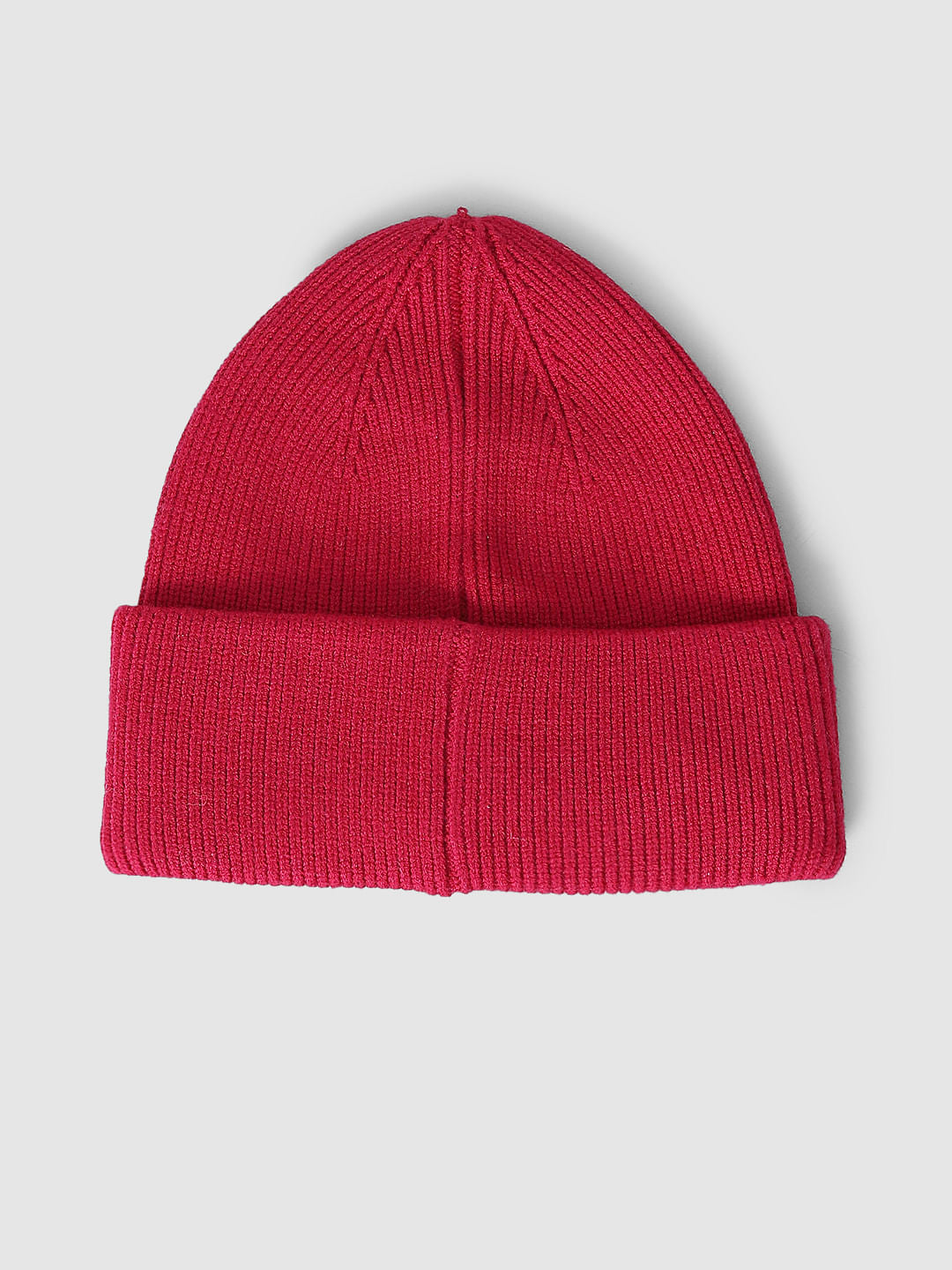Fuchsia Ribbed Beanie