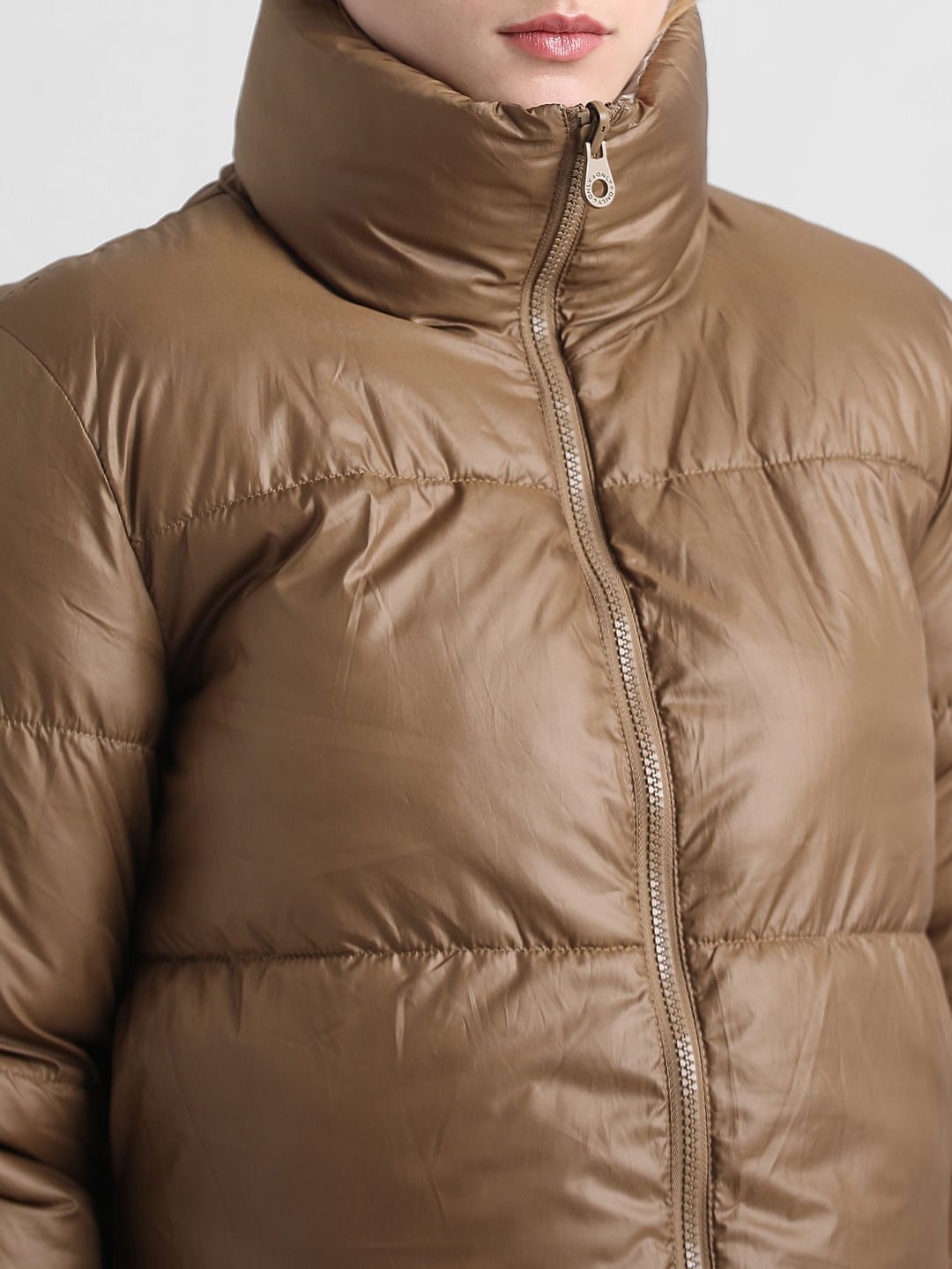 Brown Reversible Puffer Jacket