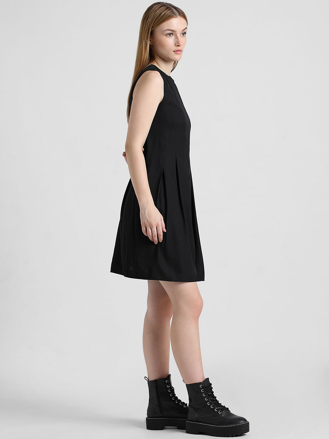 Black Sleeveless Playsuit