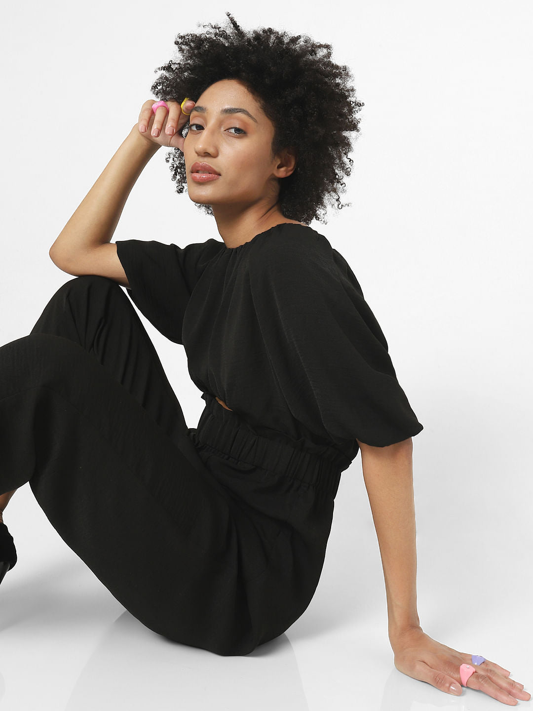 Black Cut Out Jumpsuit