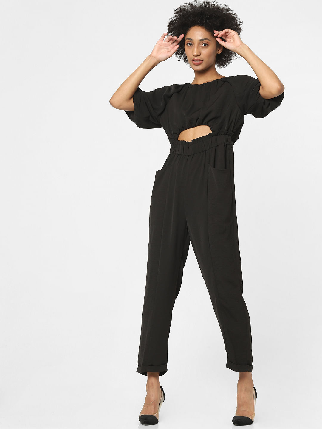 Black Cut Out Jumpsuit