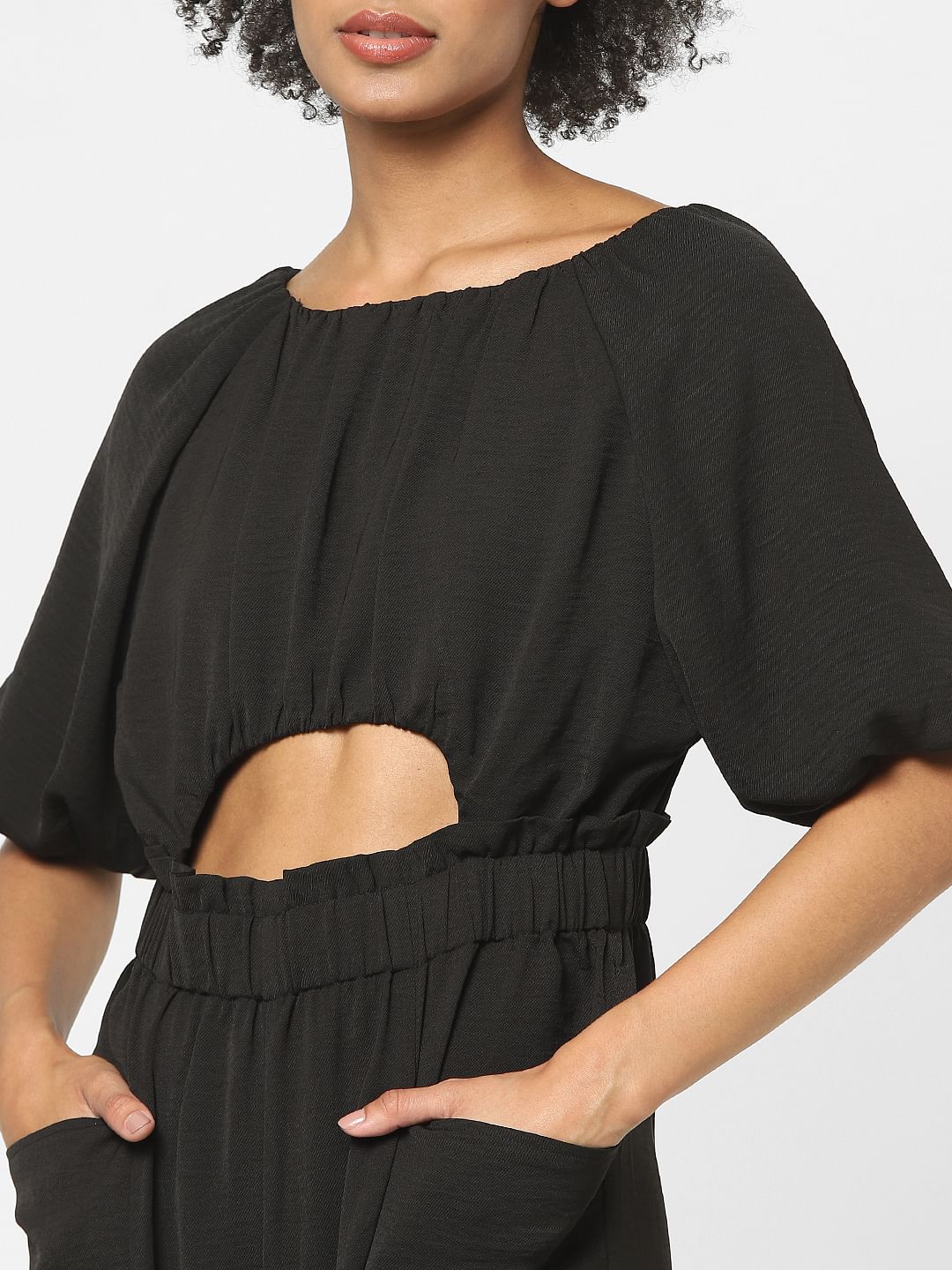 Black Cut Out Jumpsuit