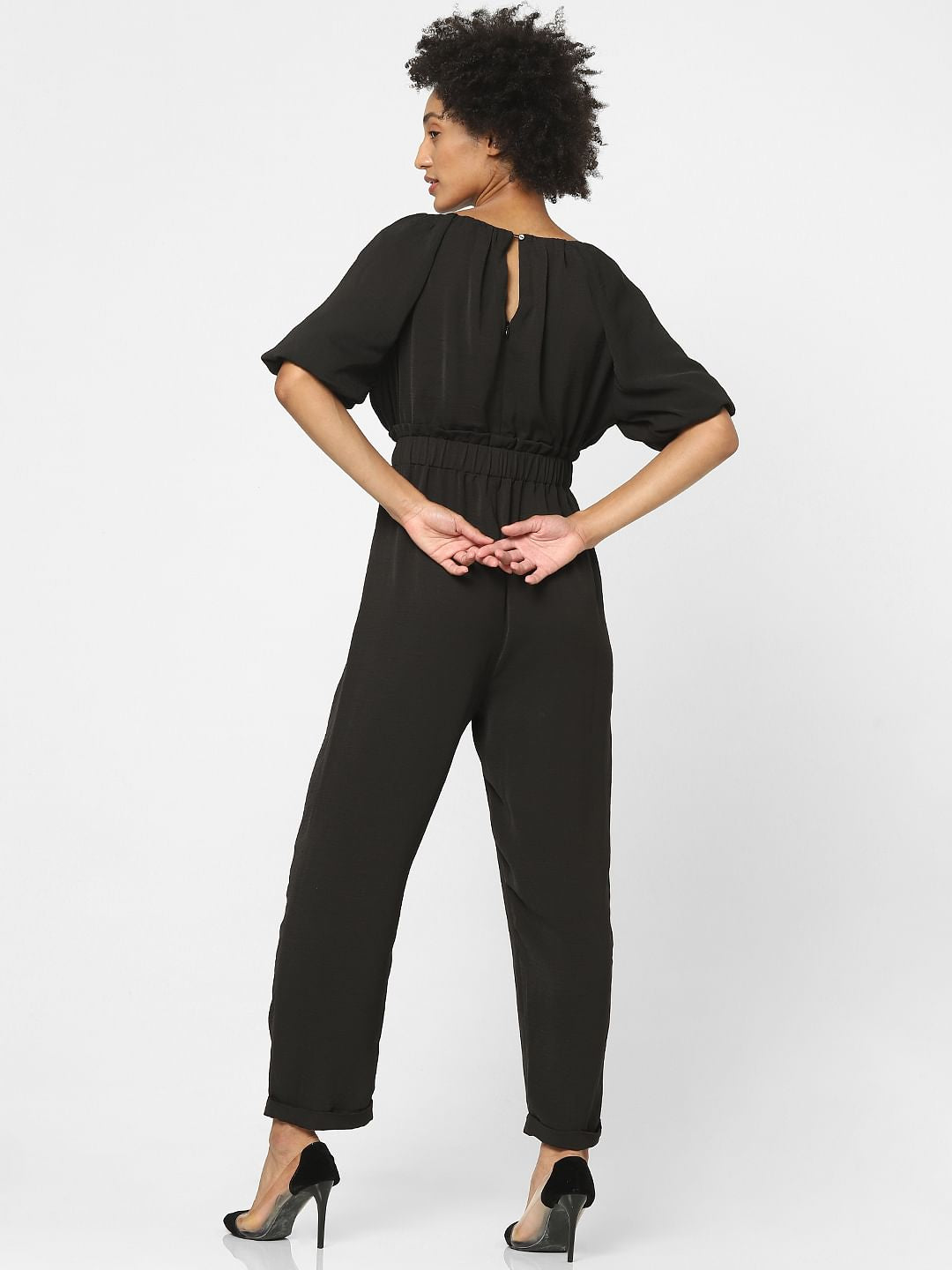 Black Cut Out Jumpsuit