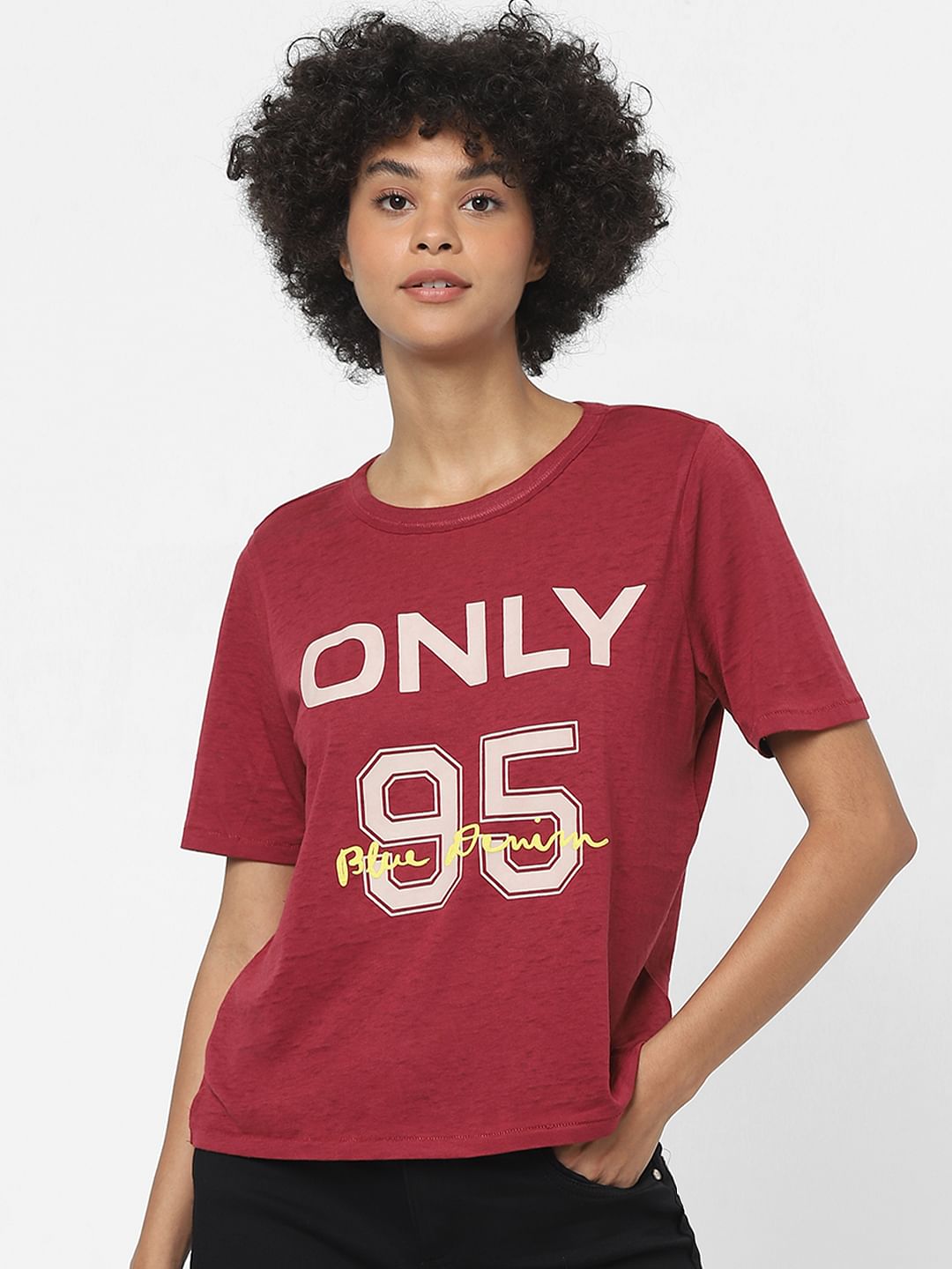 Red Logo Print T-Shirt