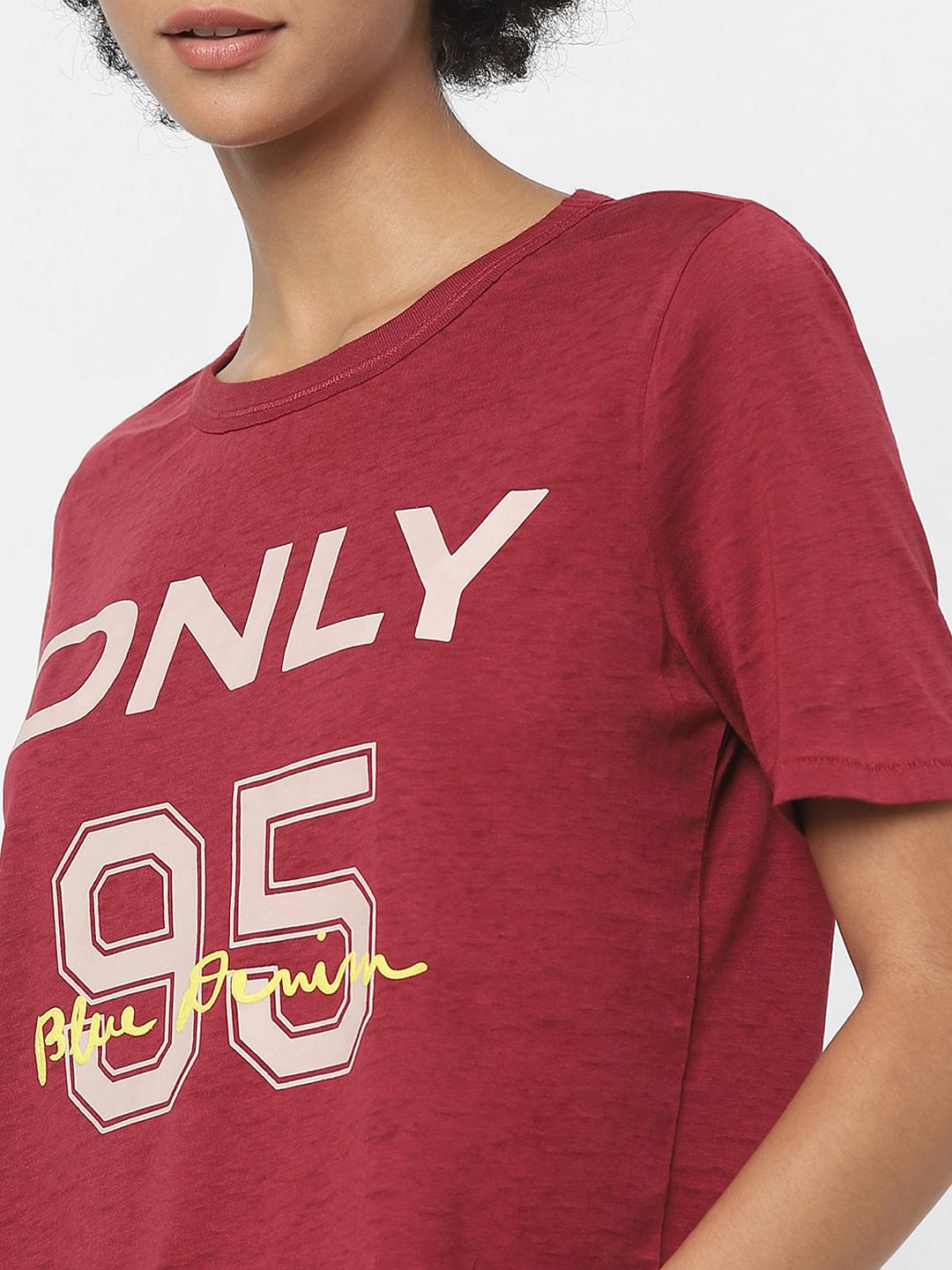 Red Logo Print T-Shirt