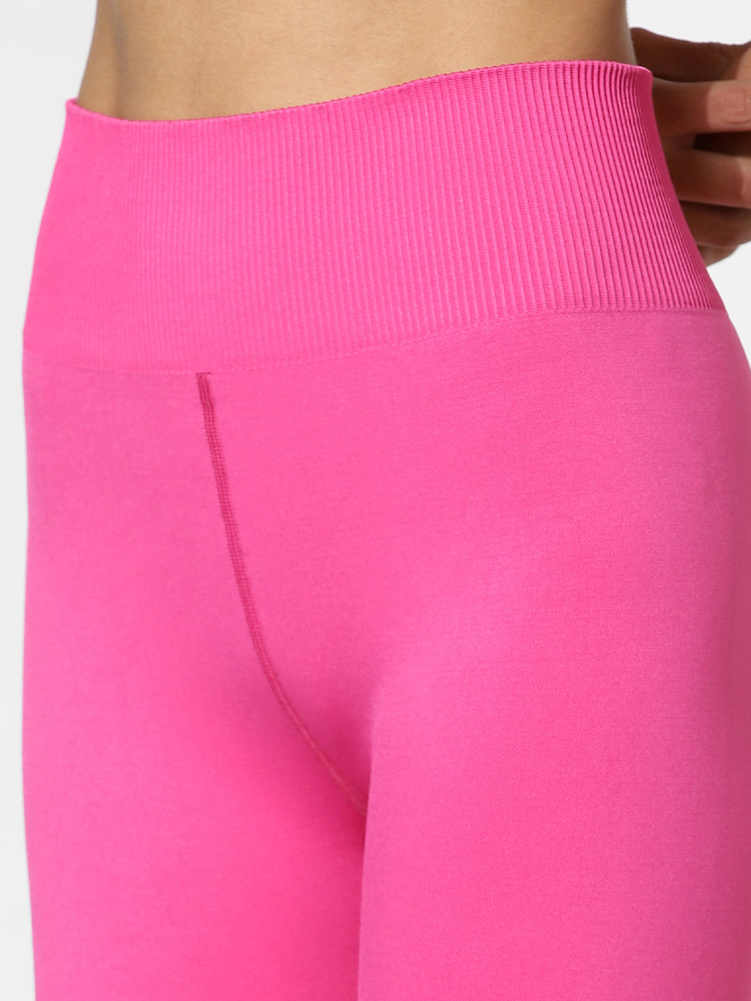 Pink High Rise Seamless Training Tights