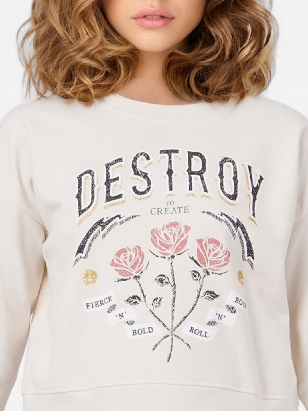 Off-White Graphic Print Sweatshirt