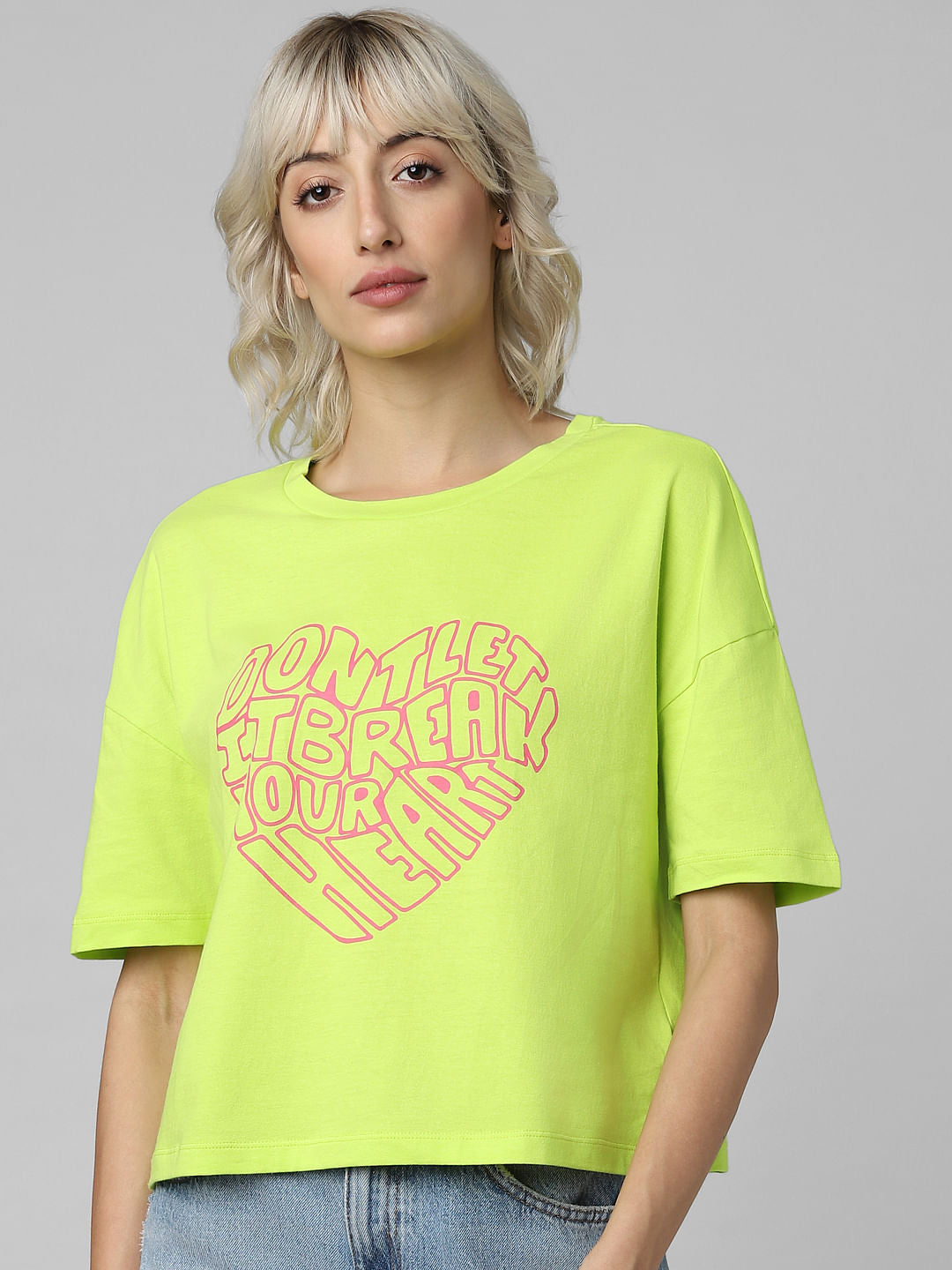 Green Graphic Print T-Shirt