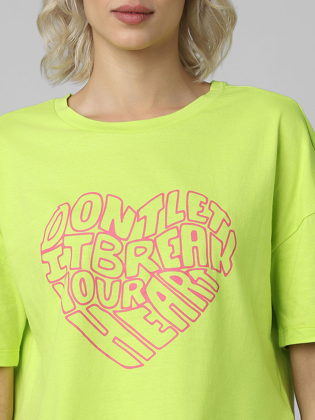 Green Graphic Print T-Shirt