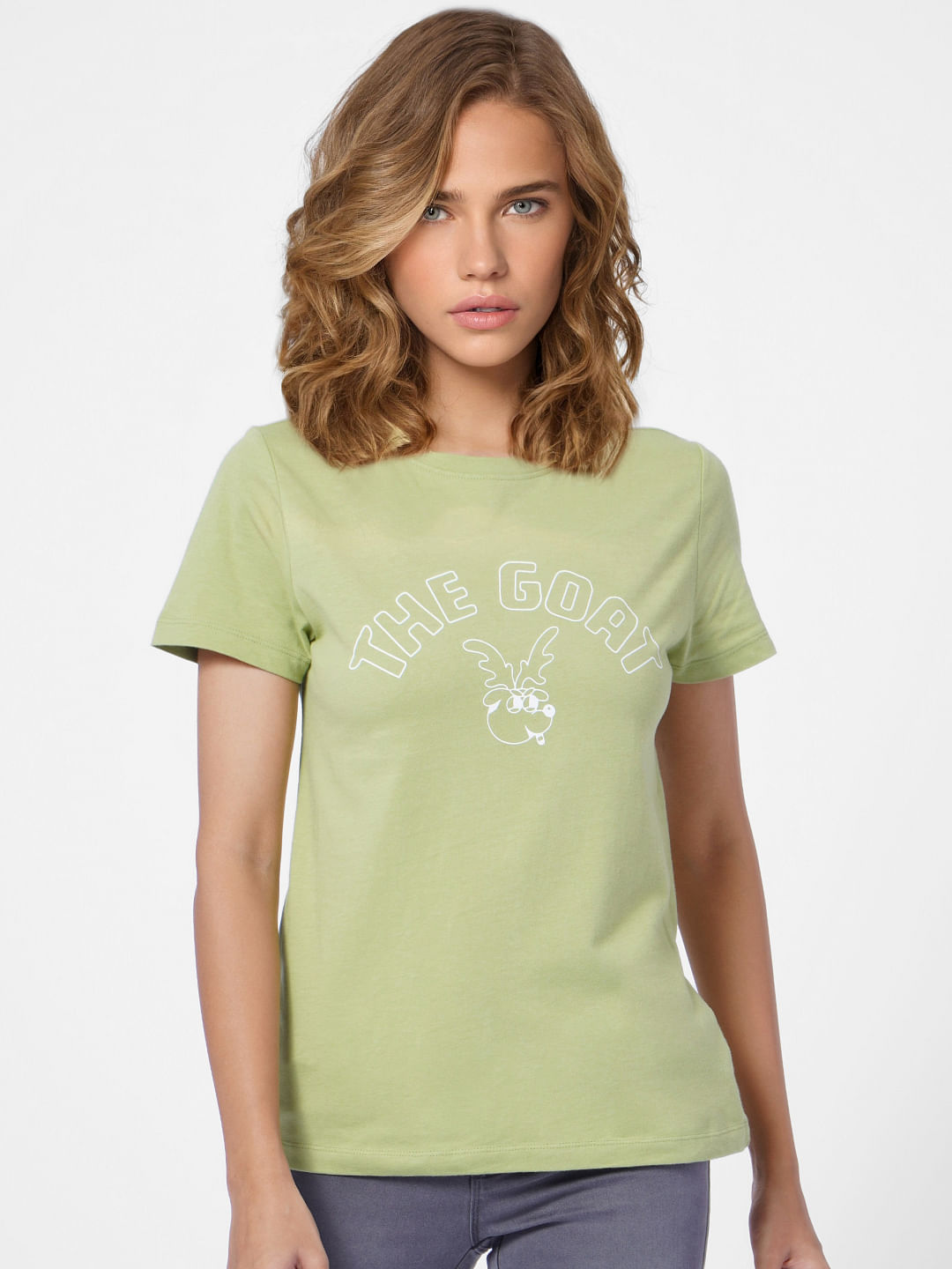 Green Graphic Print T-Shirt