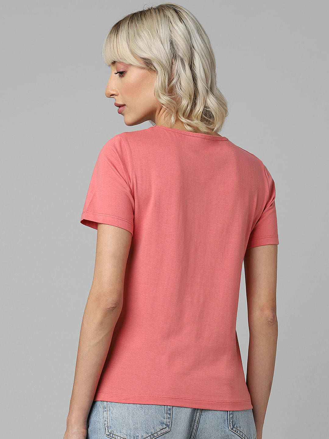 Pink Graphic Print T-Shirt