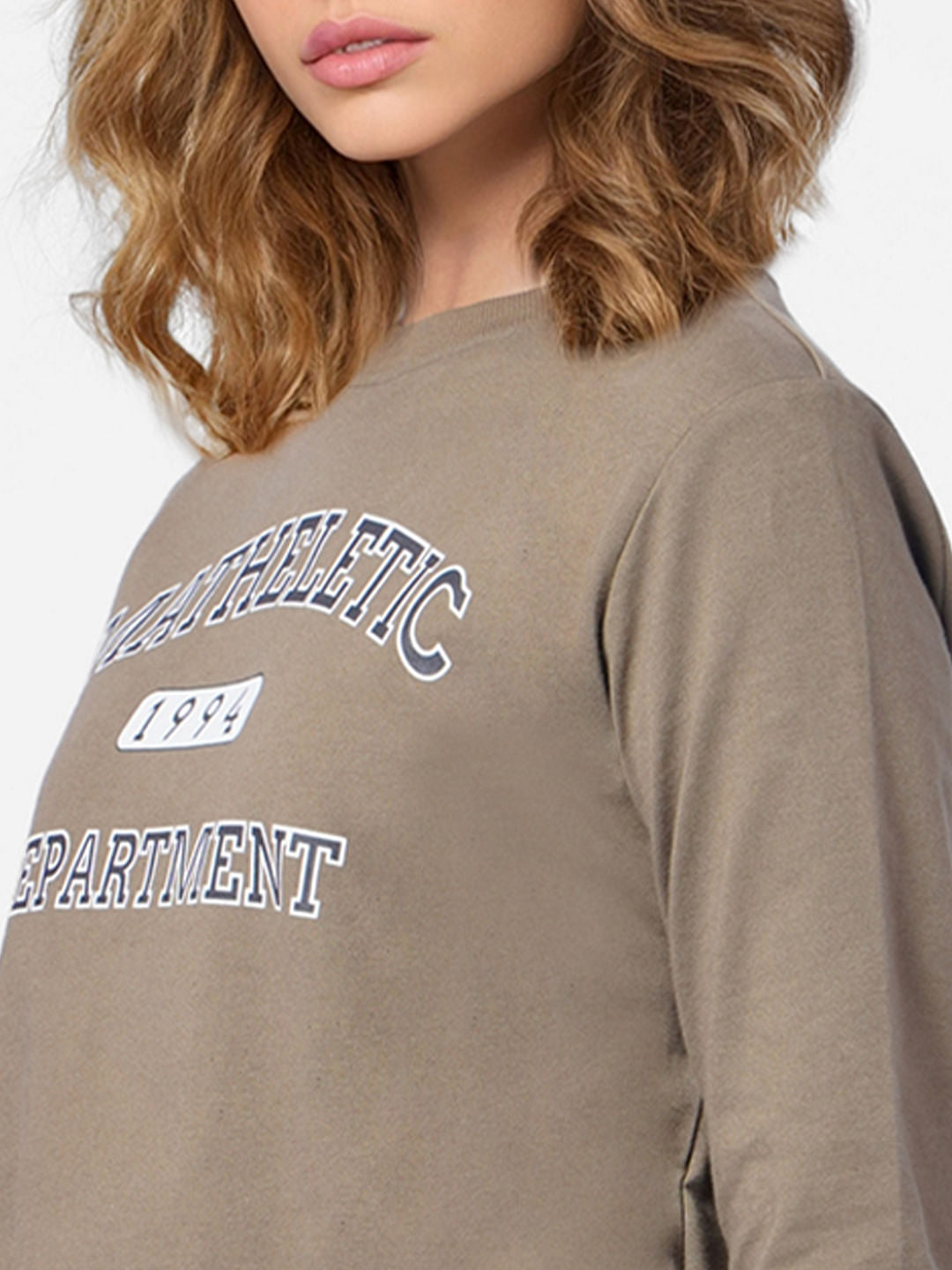 Green Text Print T-Shirt