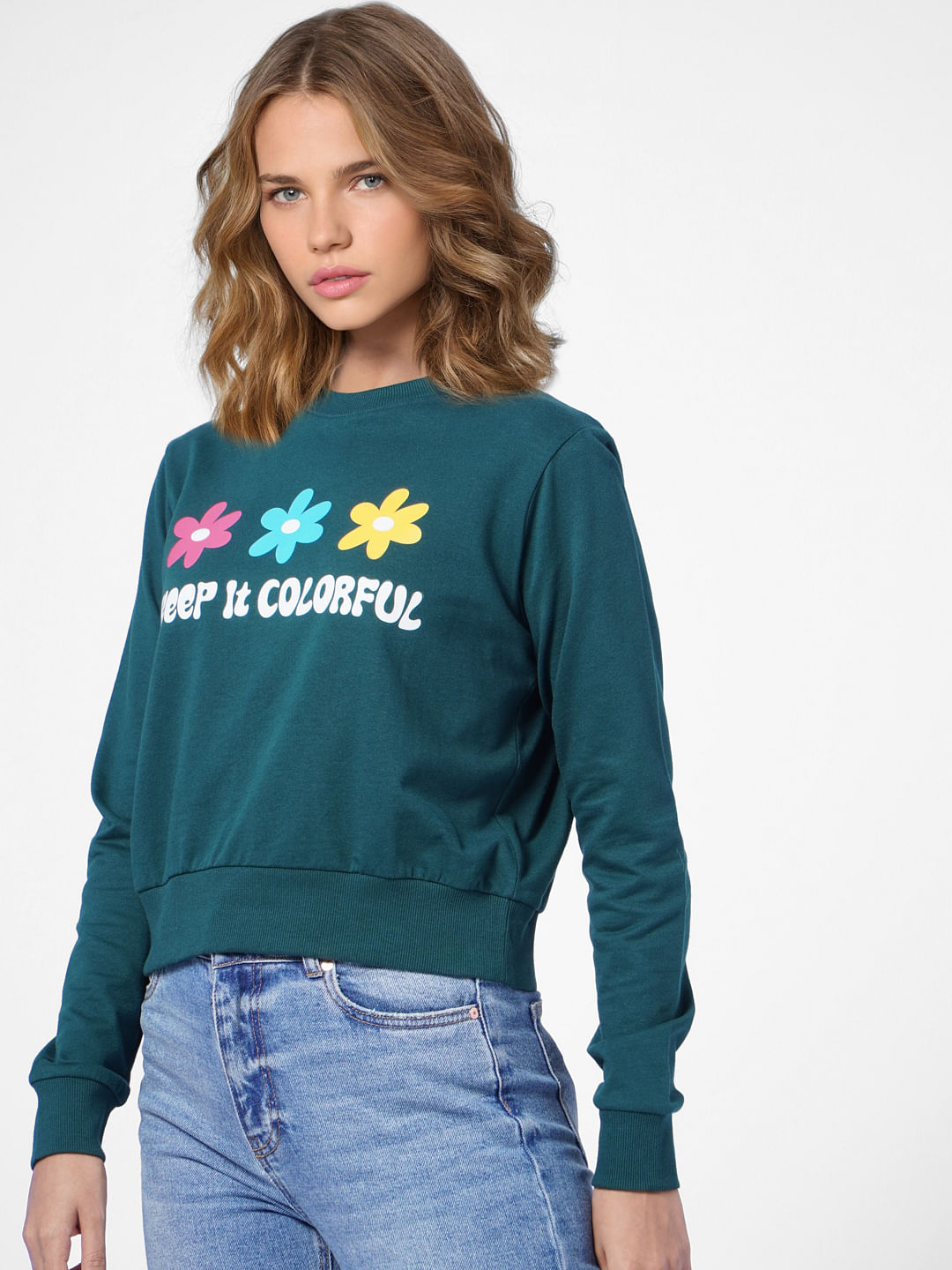 Green Graphic Print T-Shirt