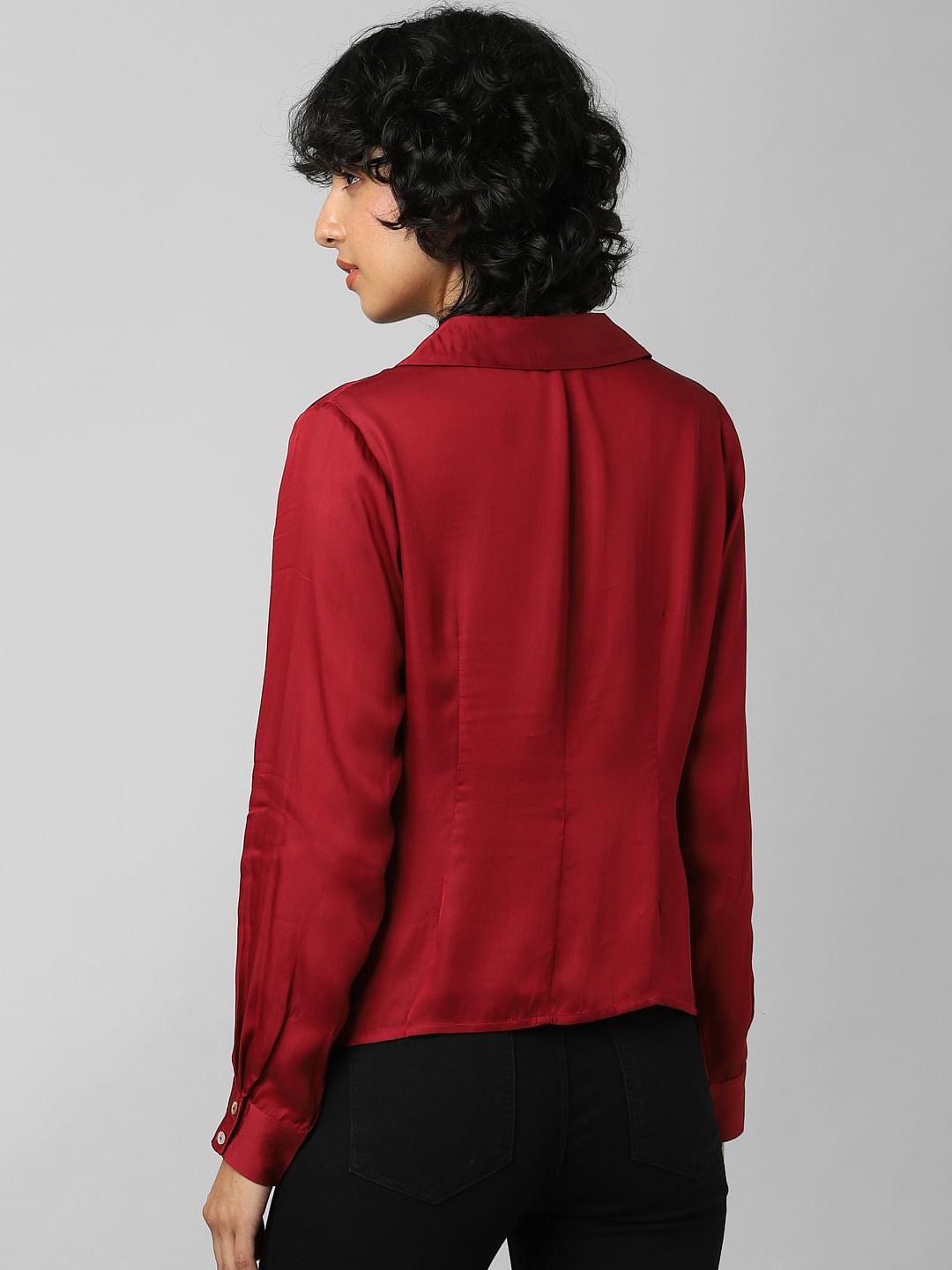 Red Satin Shirt
