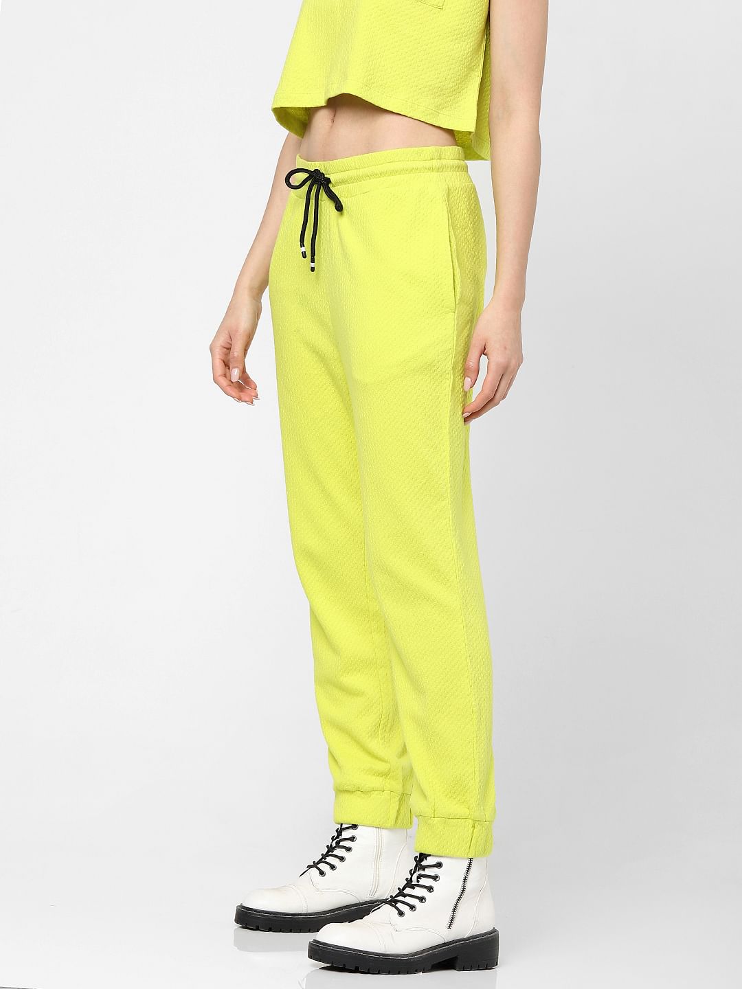 Green High Rise Co-Ord Joggers
