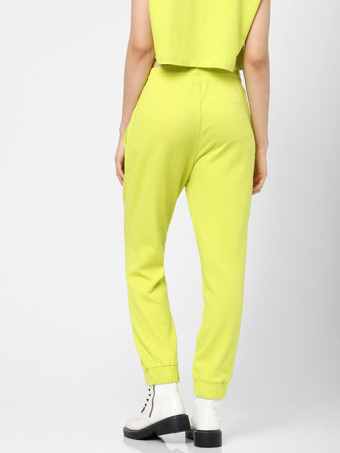 Green High Rise Co-Ord Joggers