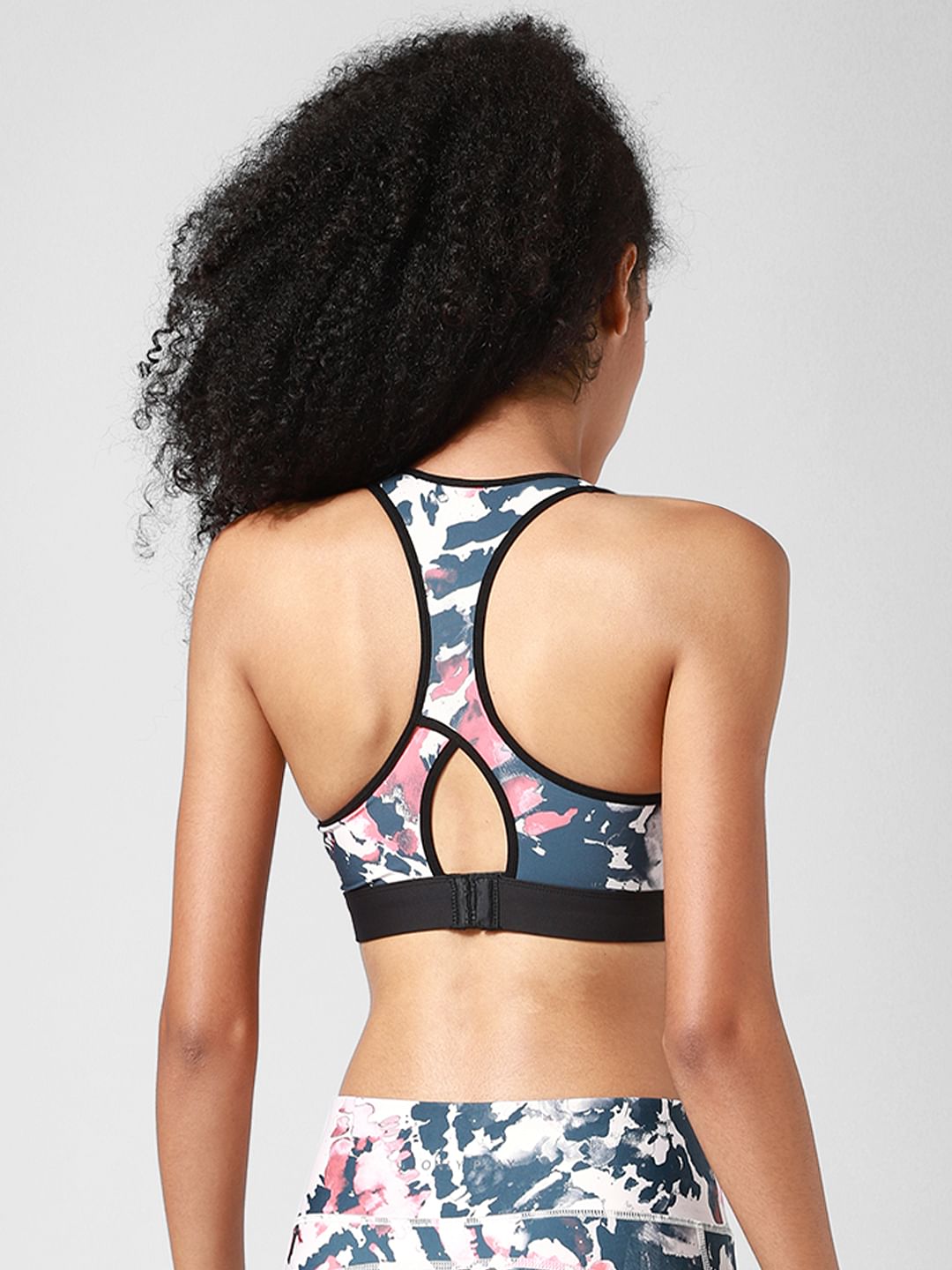 Off-White Printed Co-Ord Sports Bra