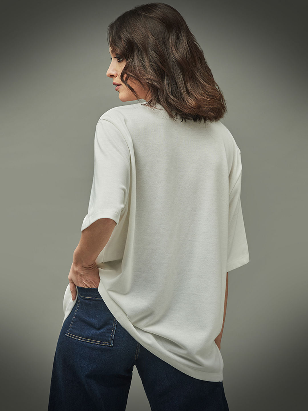 Only X Felix The Cat White Graphic Print Unisex T-Shirt