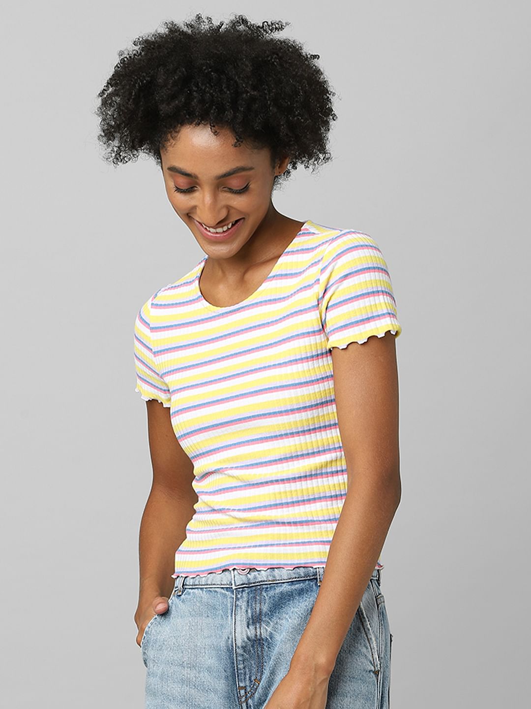 Yellow Striped T-Shirt