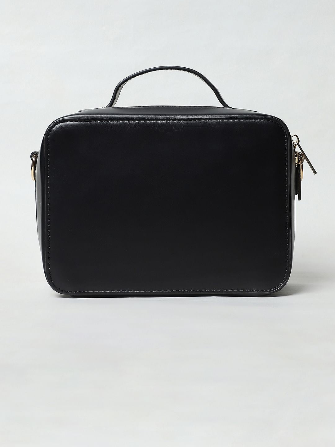 Black Boxy Crossbody Bag