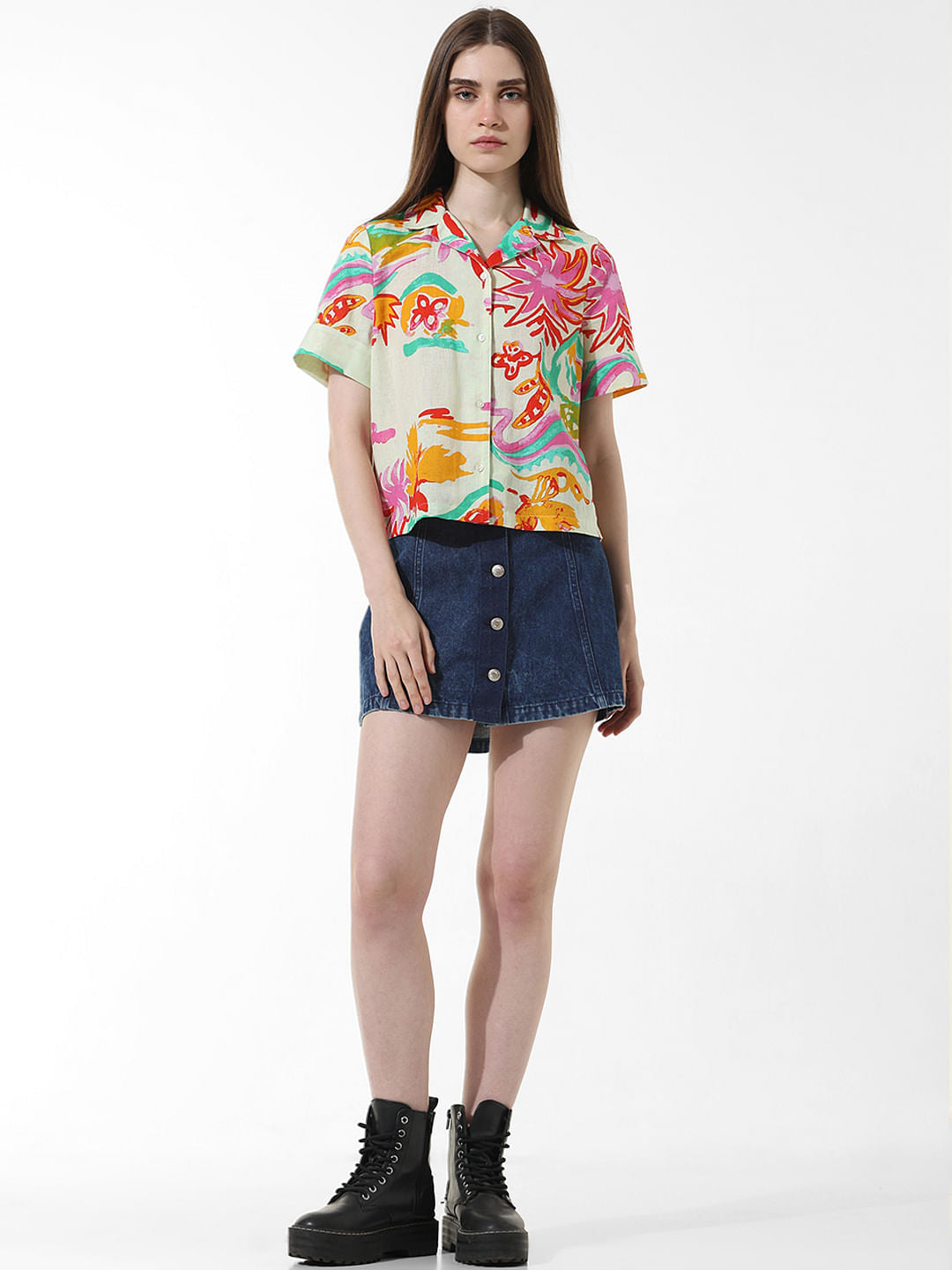 Multi-Colour Printed Resort Shirt