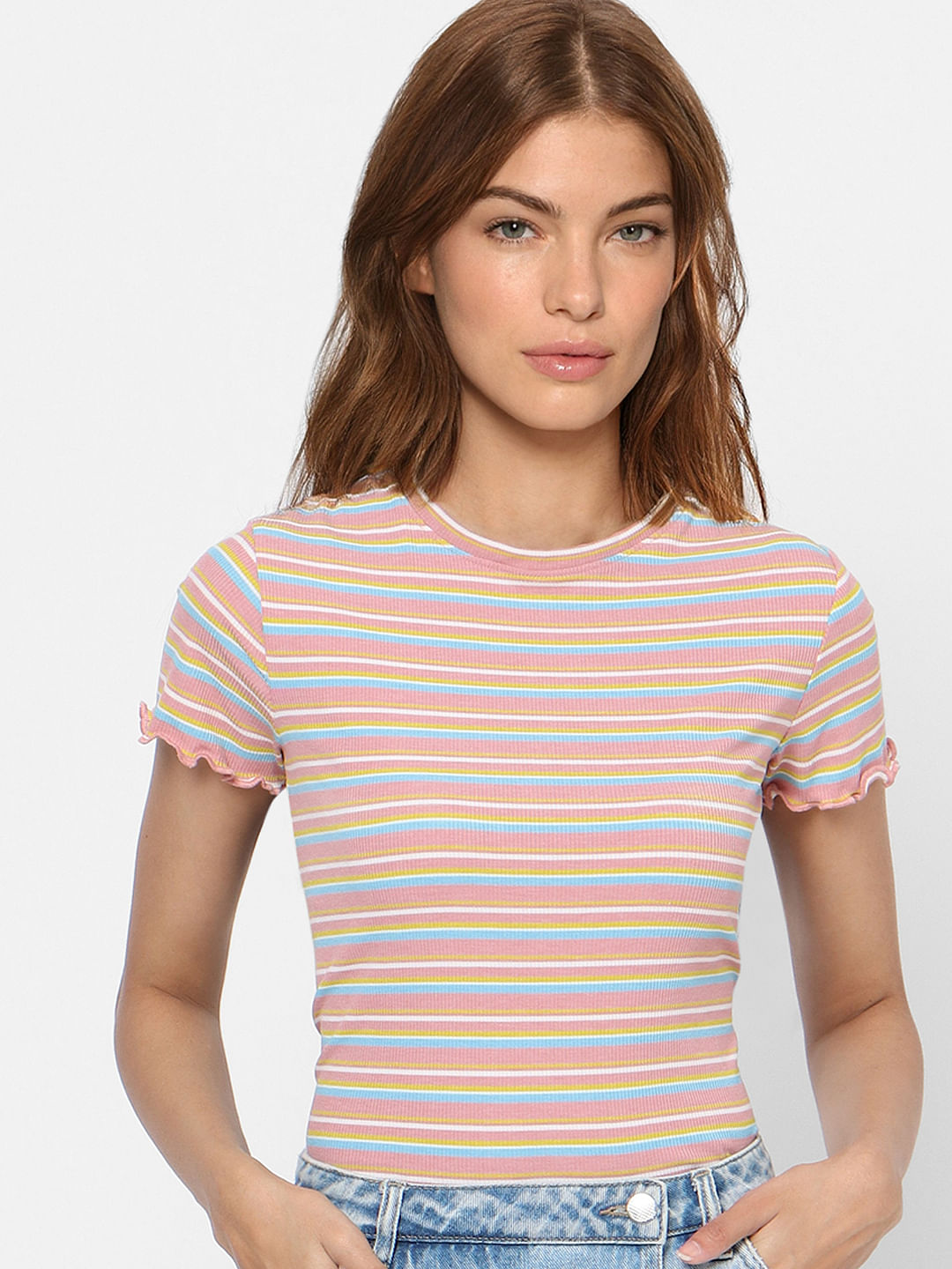 Pink Striped T-Shirt