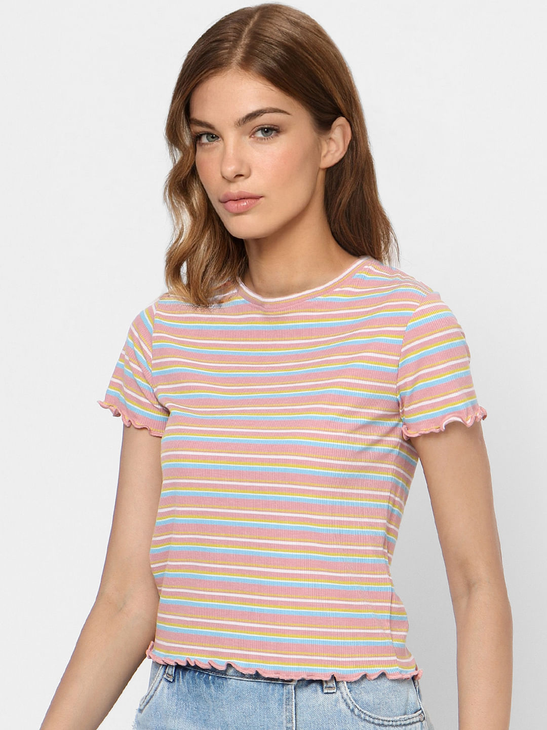 Pink Striped T-Shirt