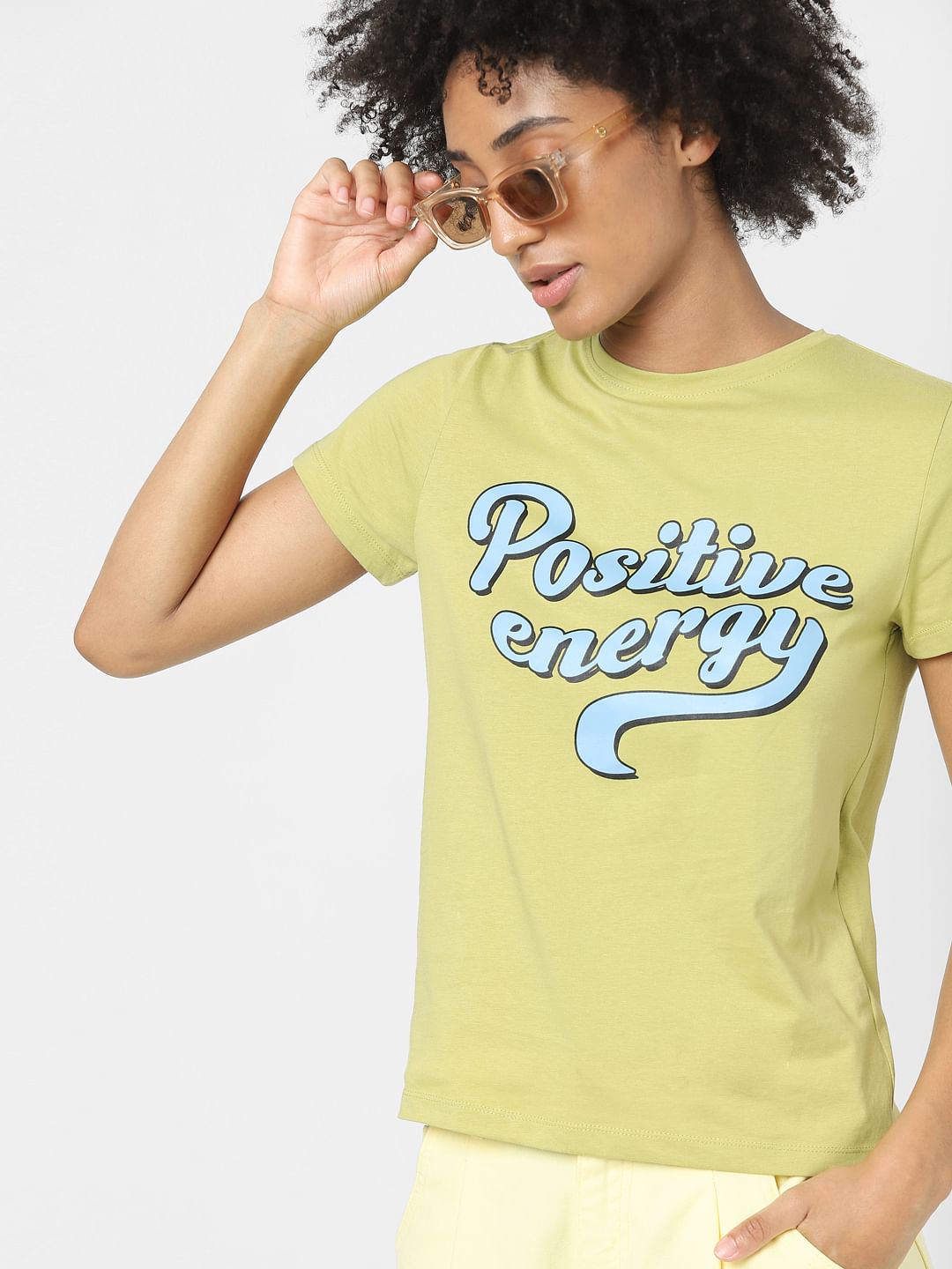 Green Graphic Print T-Shirt