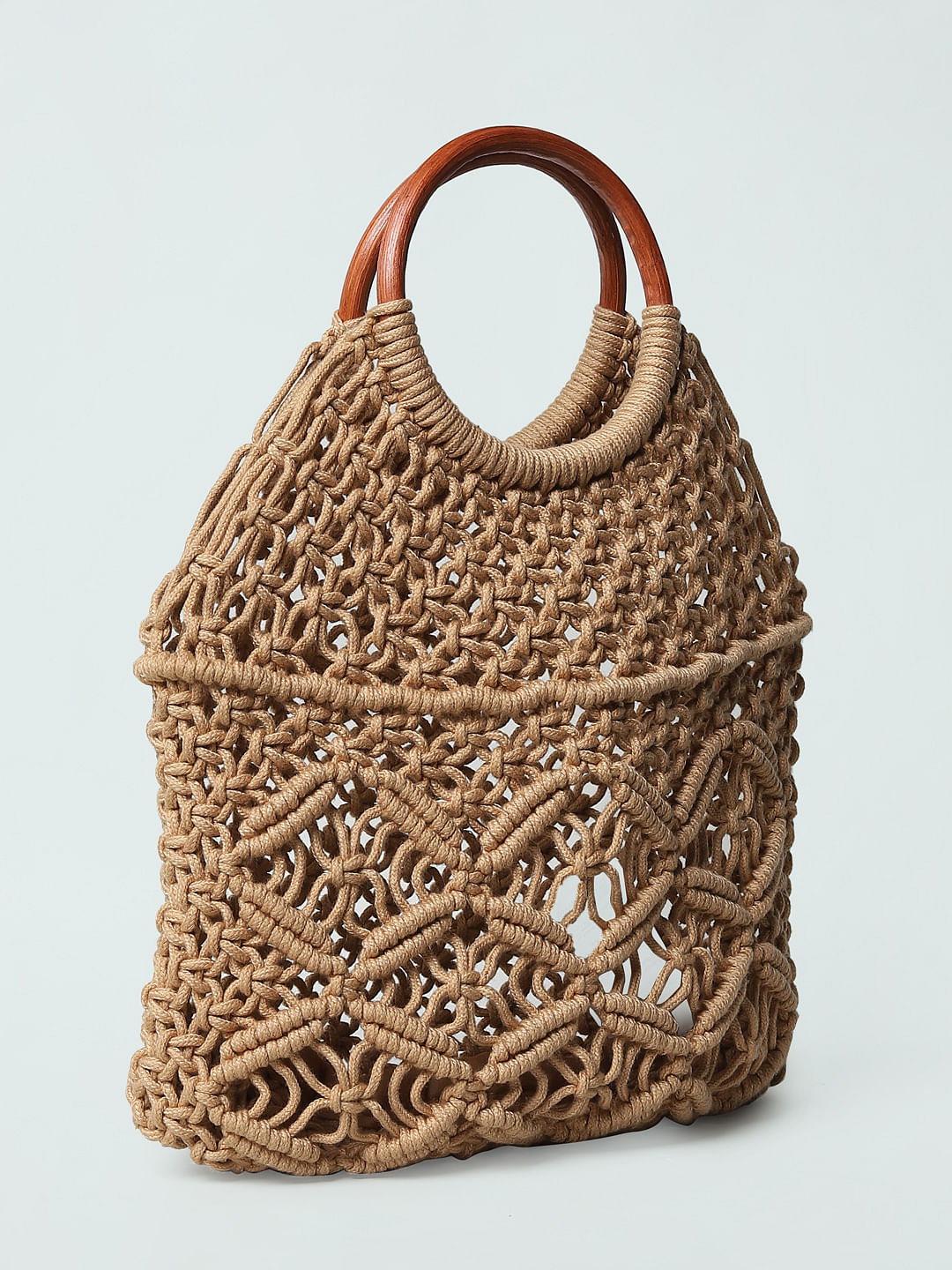 Brown Crochet Bag
