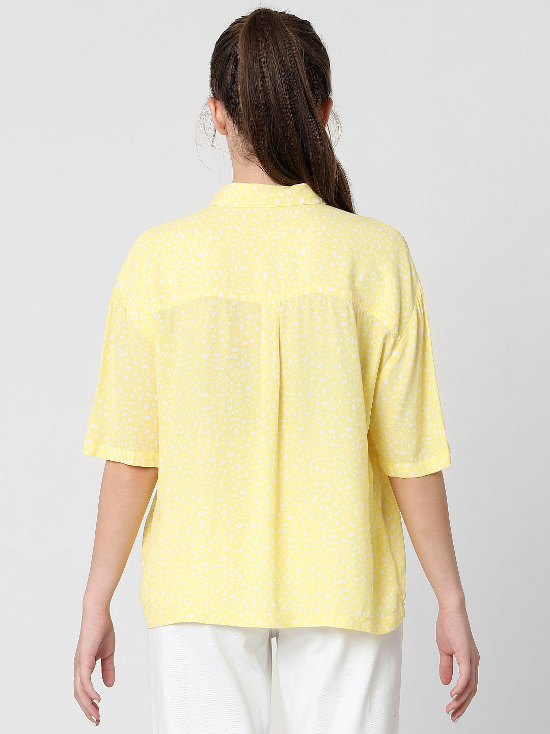Yellow Printed Shirt