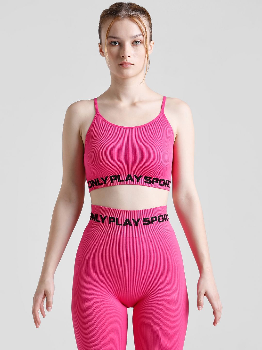 Play Pink Seamless Sports Bra
