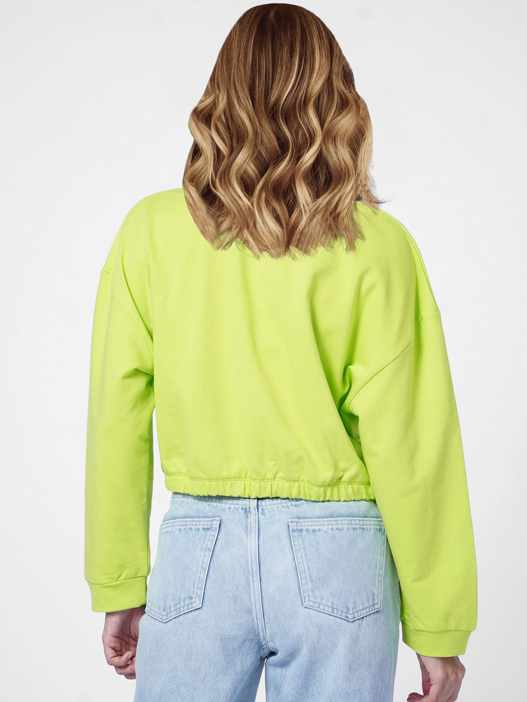 Green Zip-Top Sweatshirt