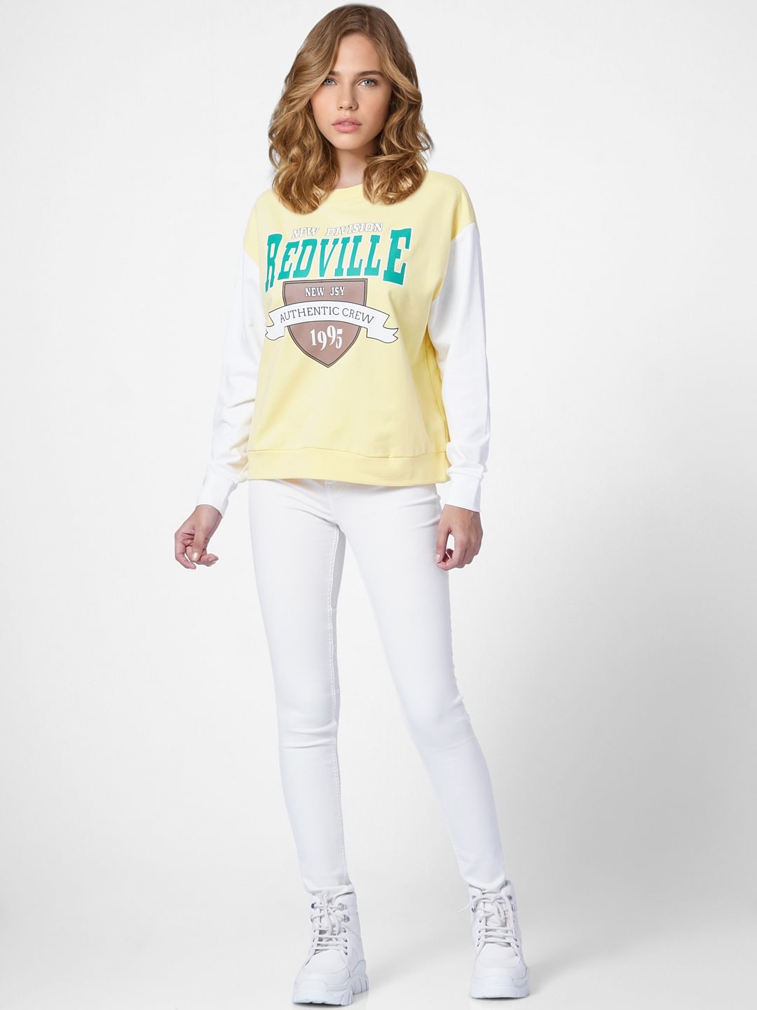 Yellow Varsity Sweatshirt
