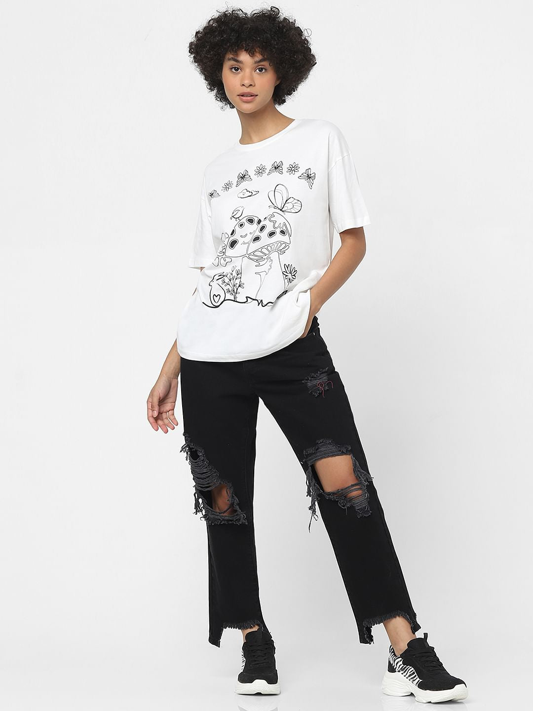 Only X Fevicryl White Diy Colouring T-Shirt & Kit