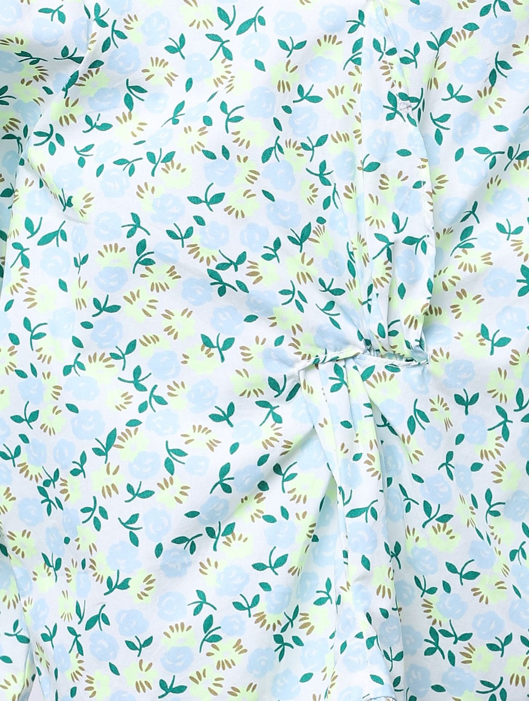 Girls Blue Floral Top