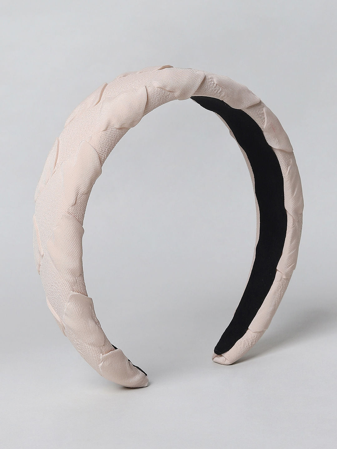 Girls Beige Hairband & Scrunchie Set