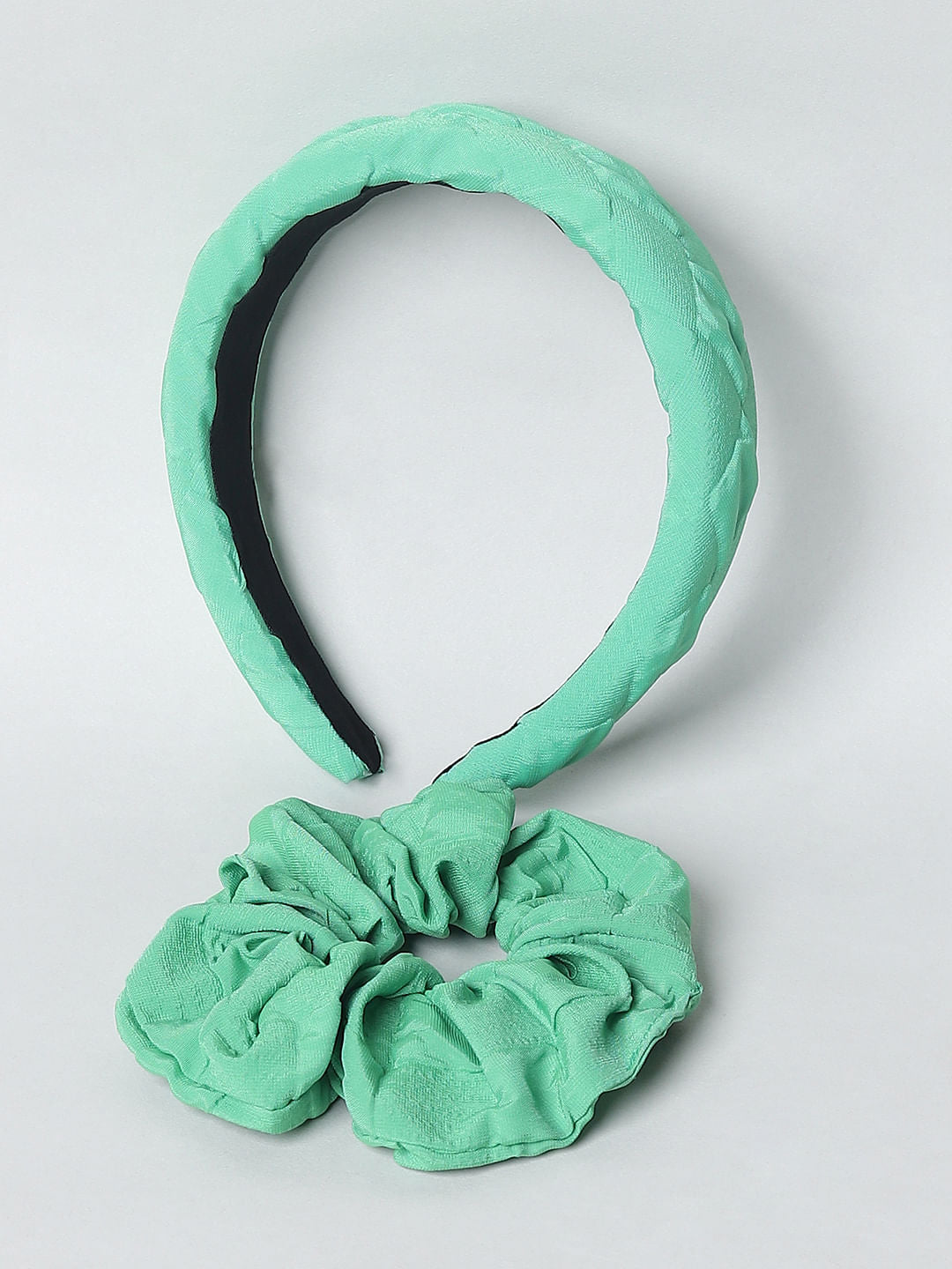 Girls Green Hairband & Scrunchie Set