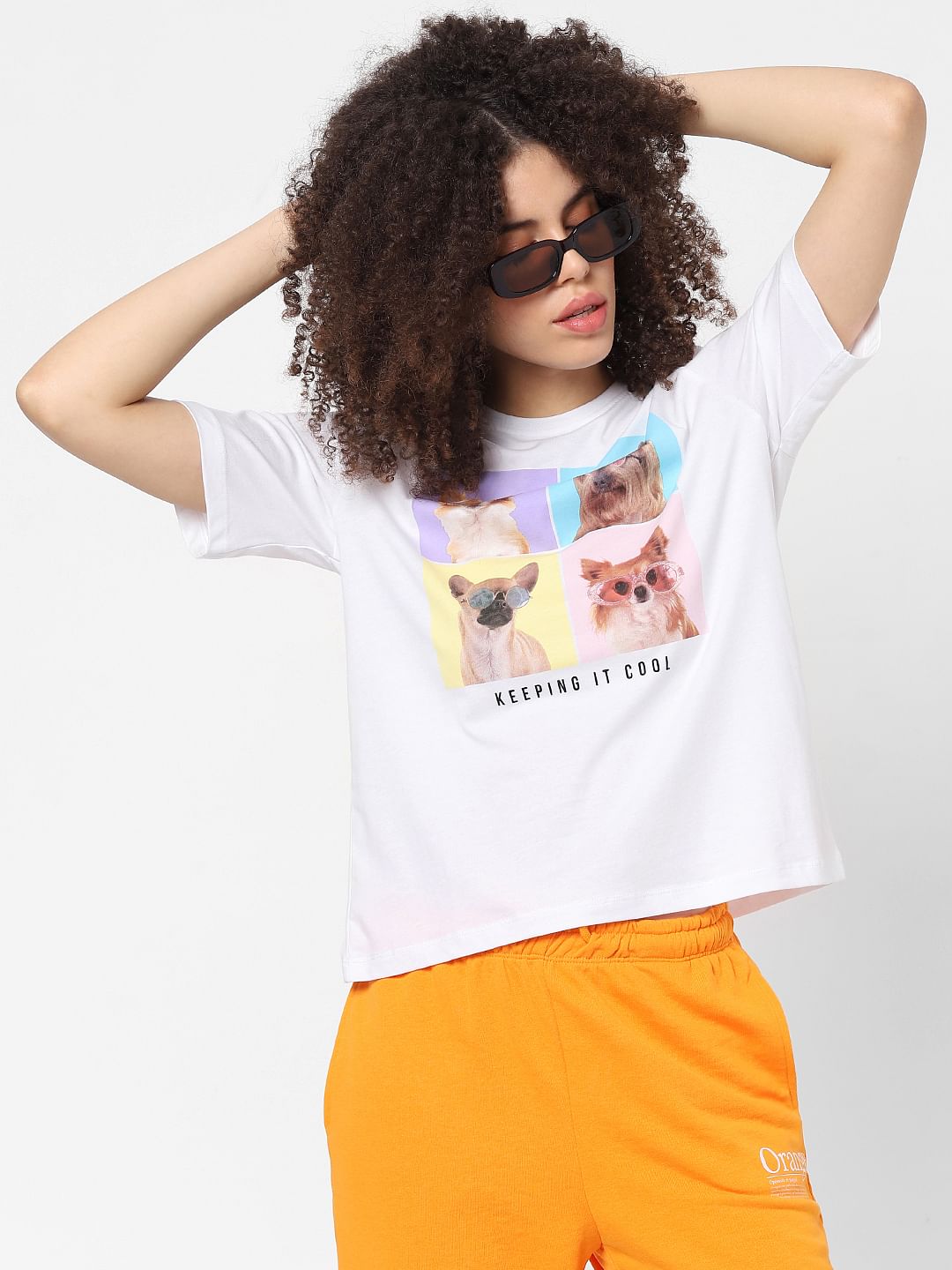 White Graphic T-Shirt